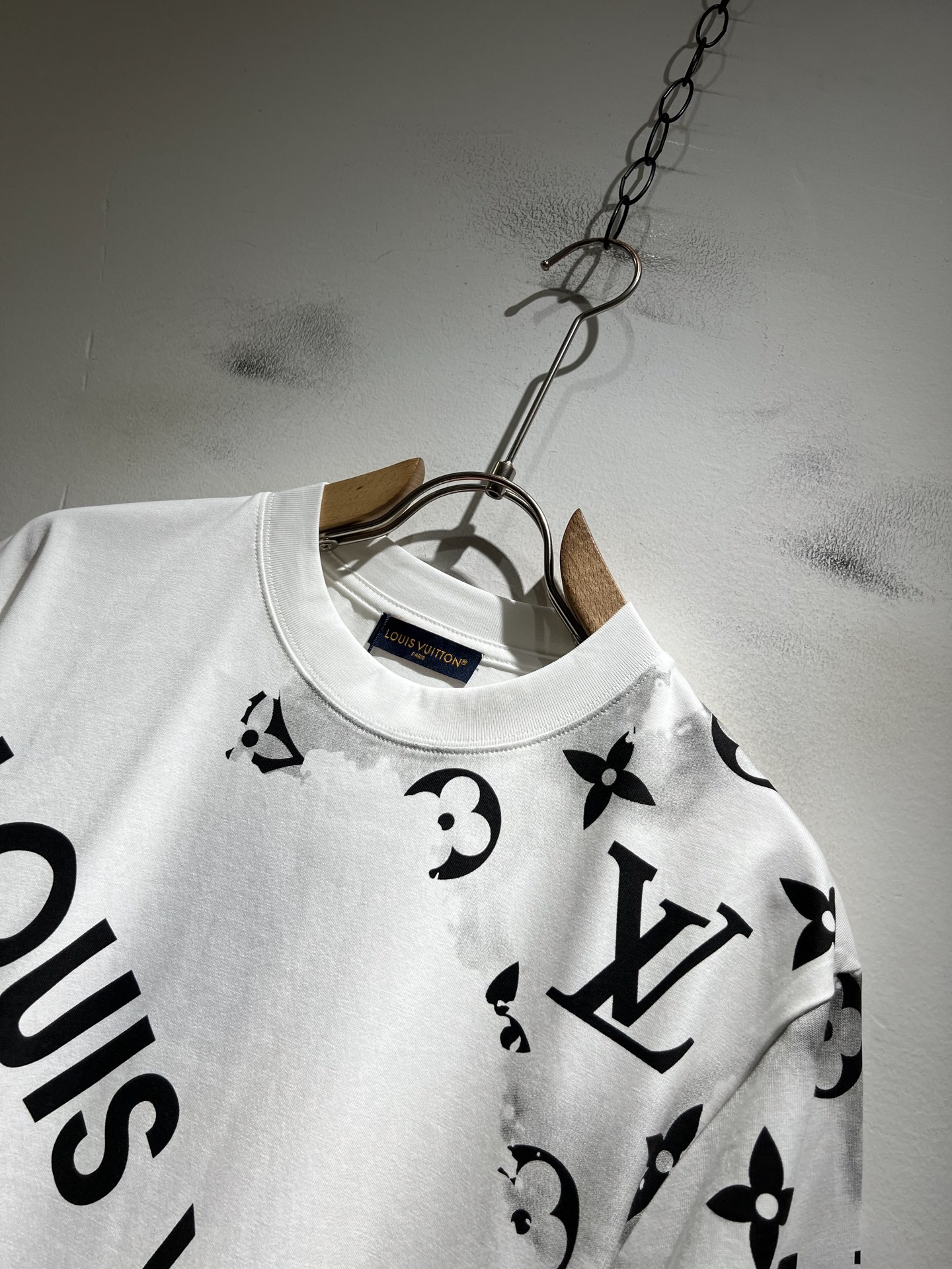 Louis Vuitton Couple Basic Clothing Cotton Printed S-m-l-xl