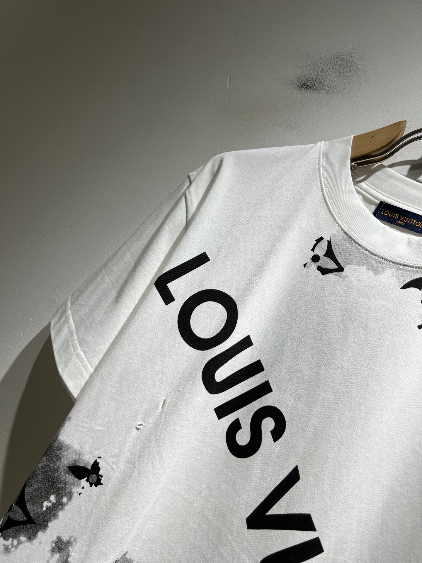 Louis Vuitton Couple Basic Clothing Cotton Printed S-m-l-xl