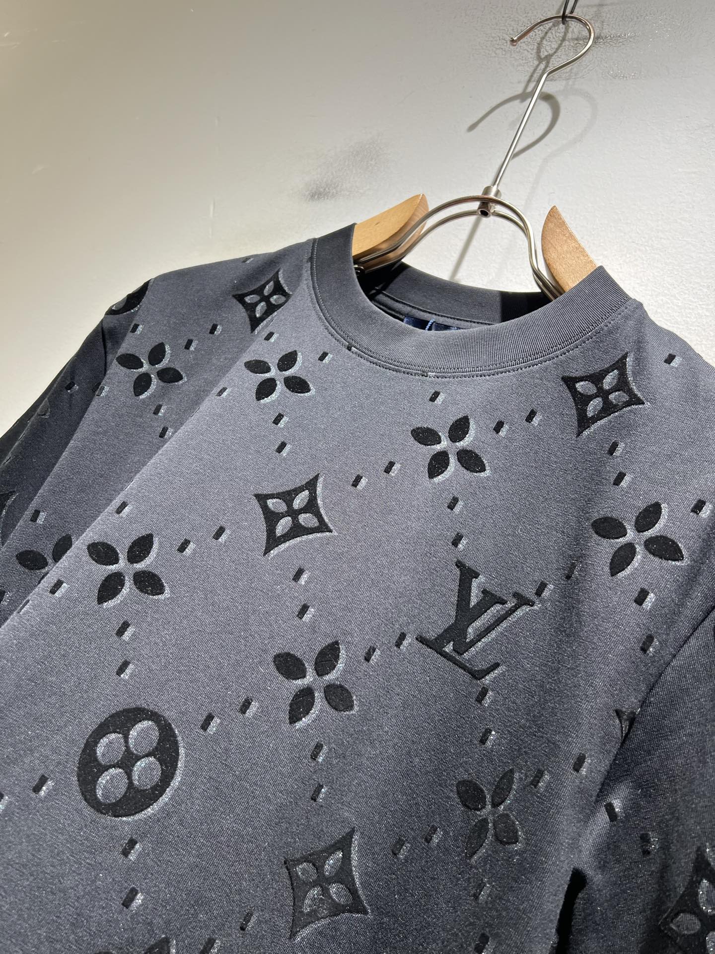 Louis Vuitton Couple Basic Clothing Cotton Printed S-m-l-xl