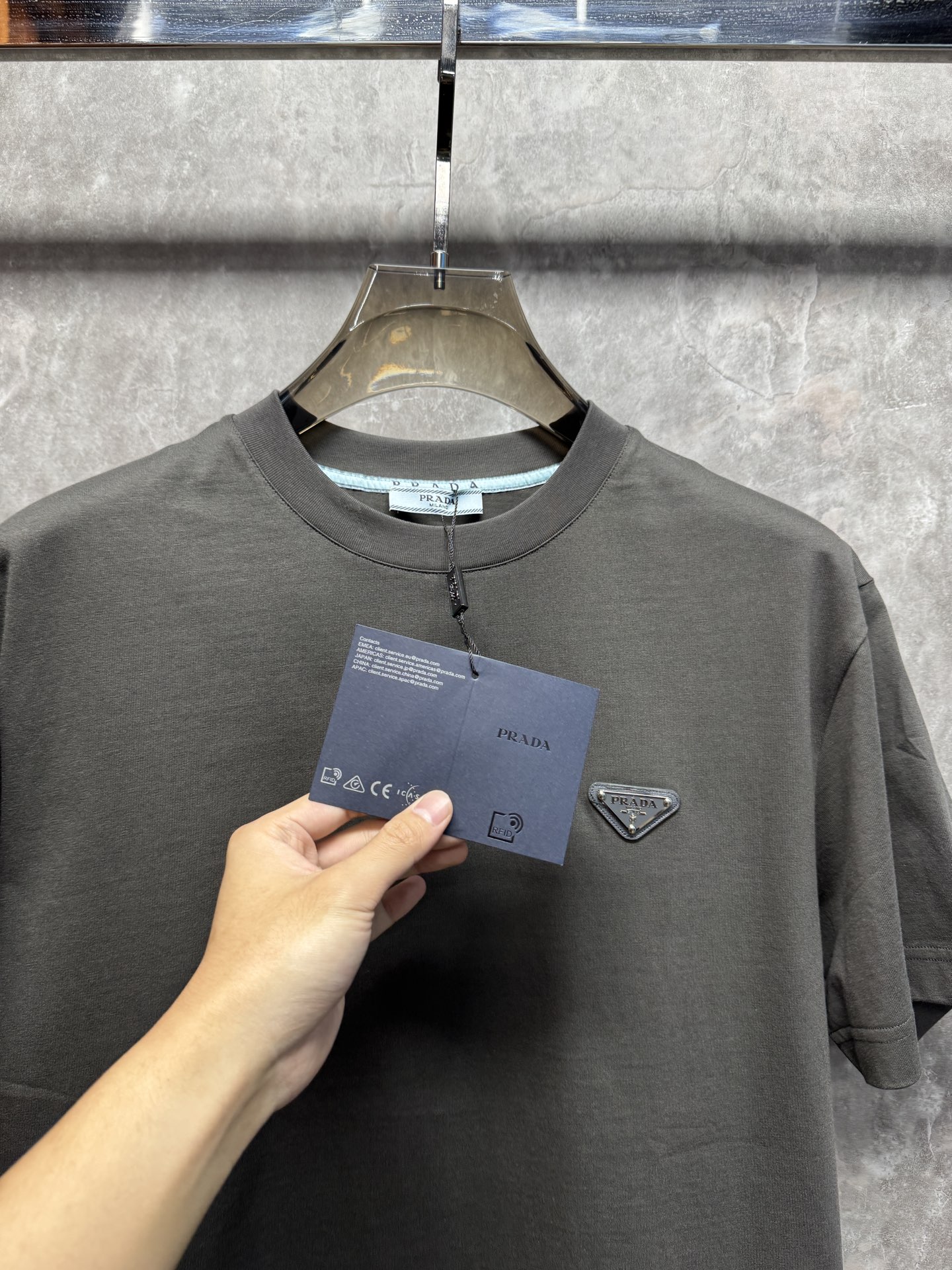 Prada Couple Basic Clothing Cotton S-m-l-xl