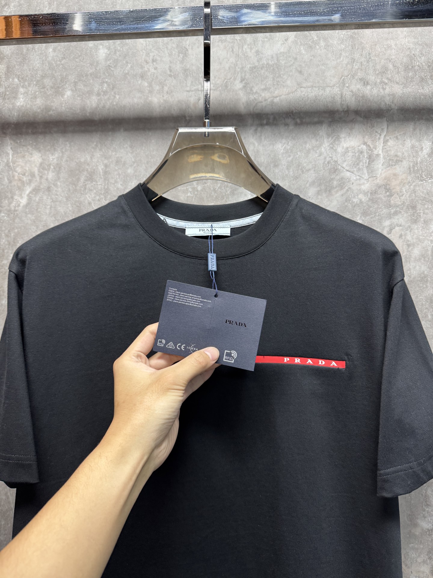 Prada Couple Basic Clothing Cotton S-m-l-xl