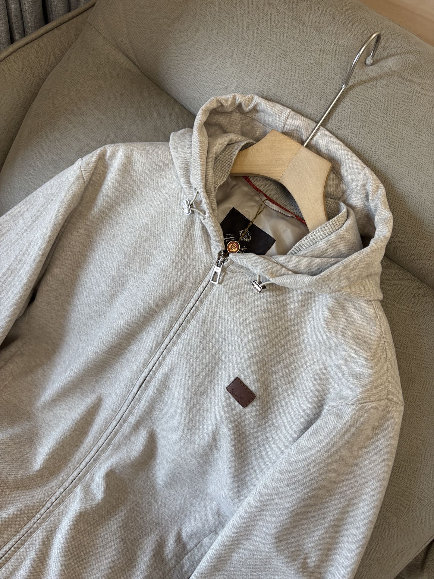 Loro Piana Male Hoodie Cotton Hooded L