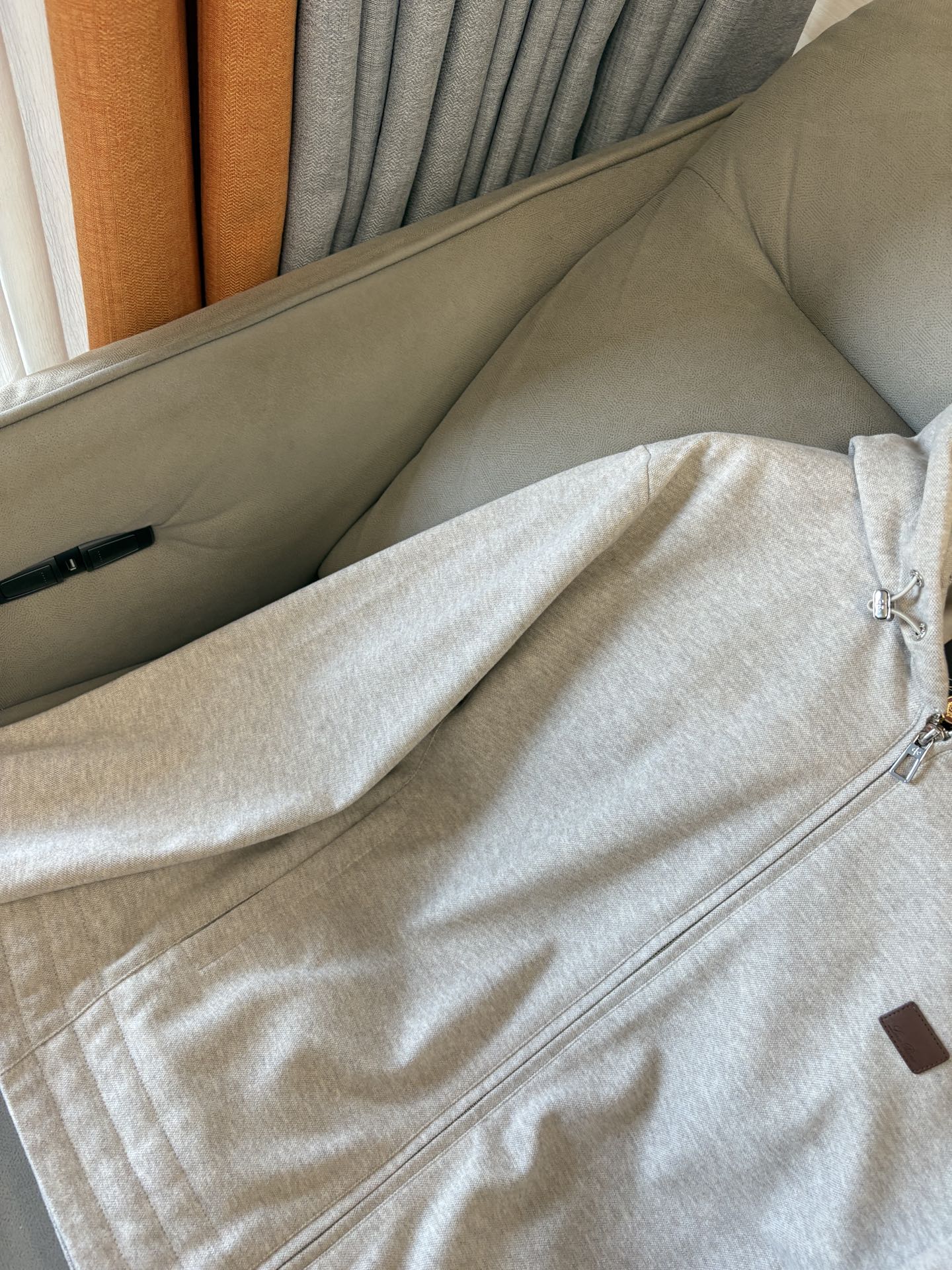 Loro Piana Male Hoodie Cotton Hooded L