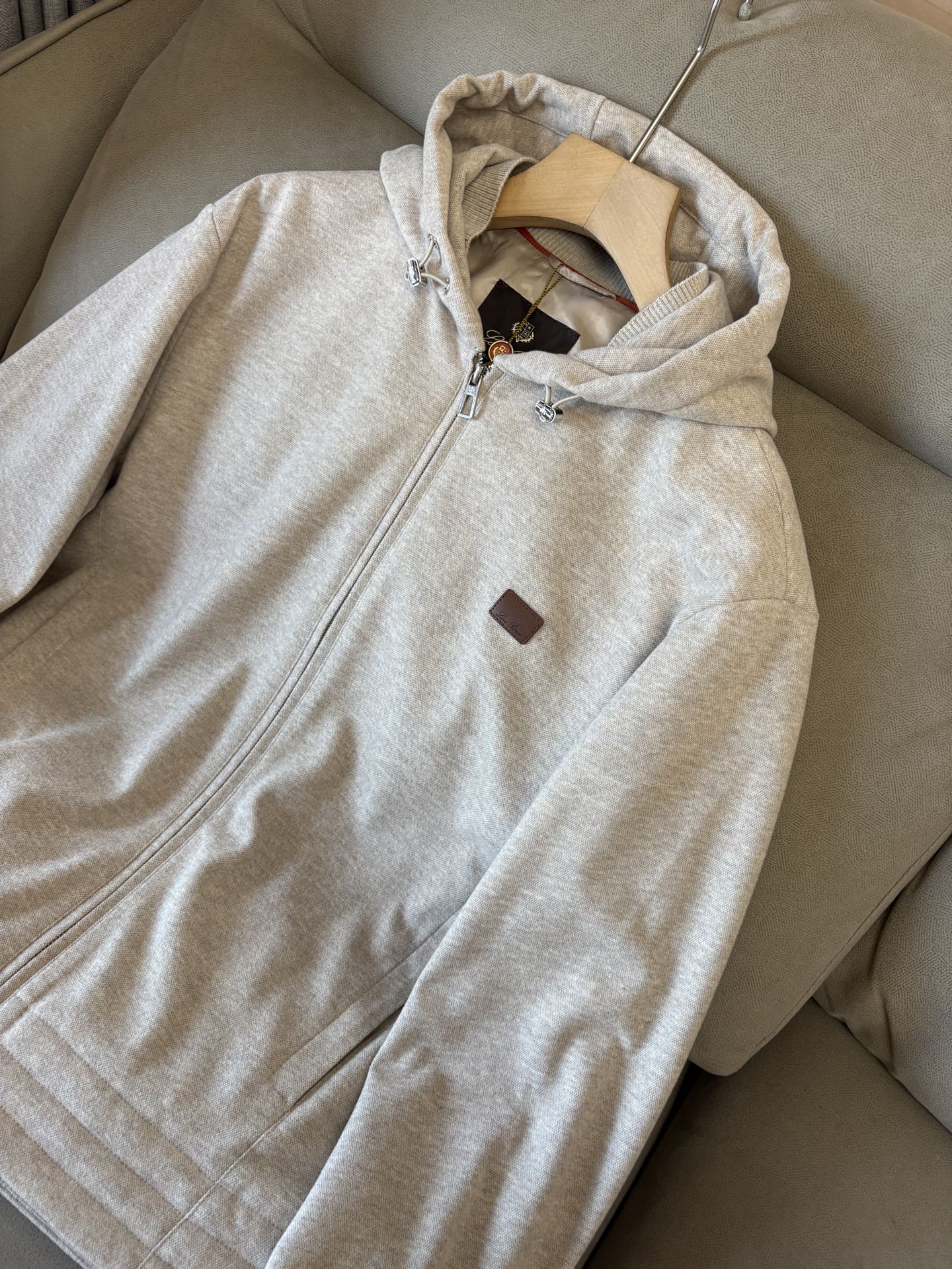 Loro Piana Male Hoodie Cotton Hooded L