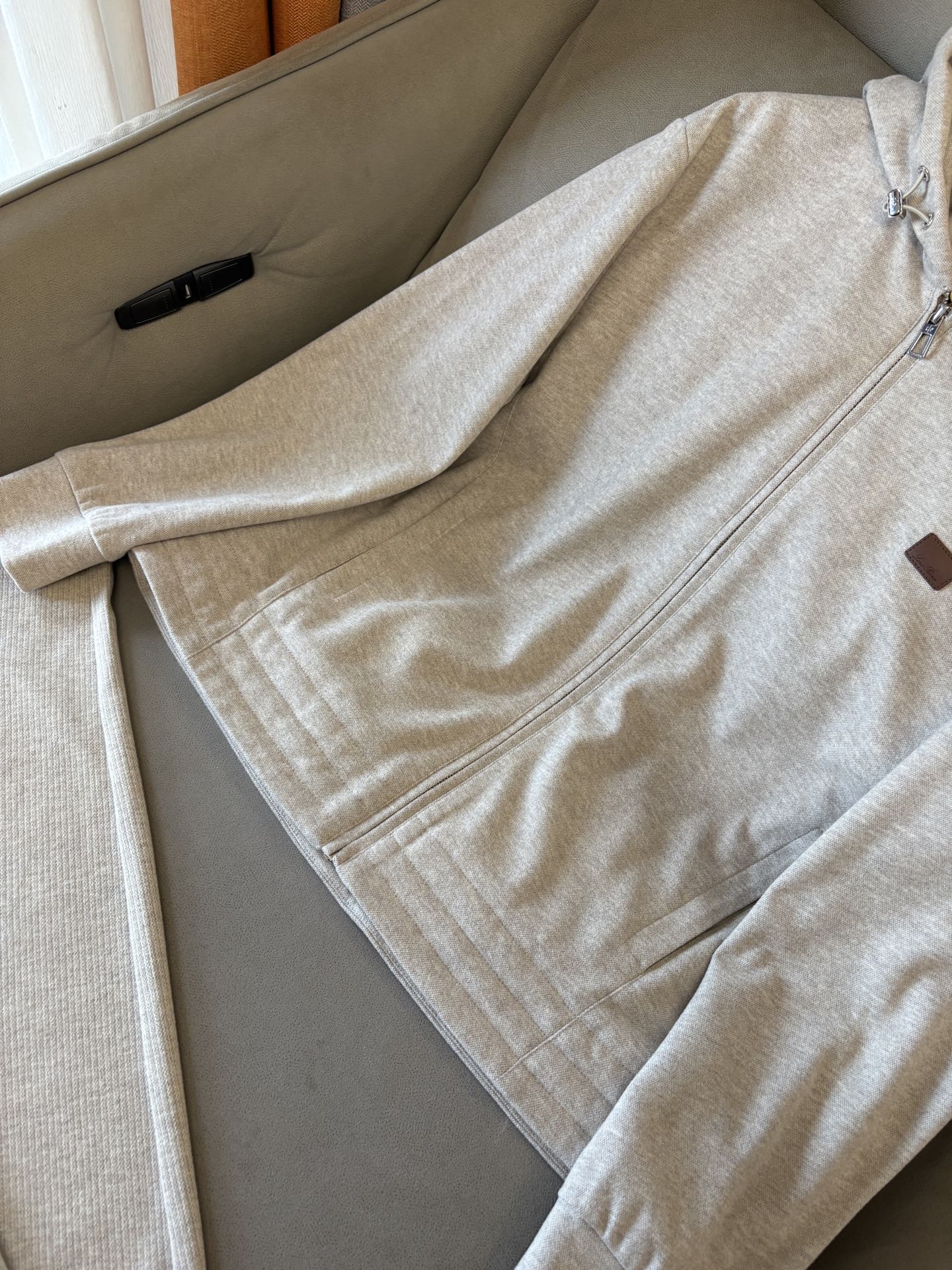 Loro Piana Male Hoodie Cotton Hooded L