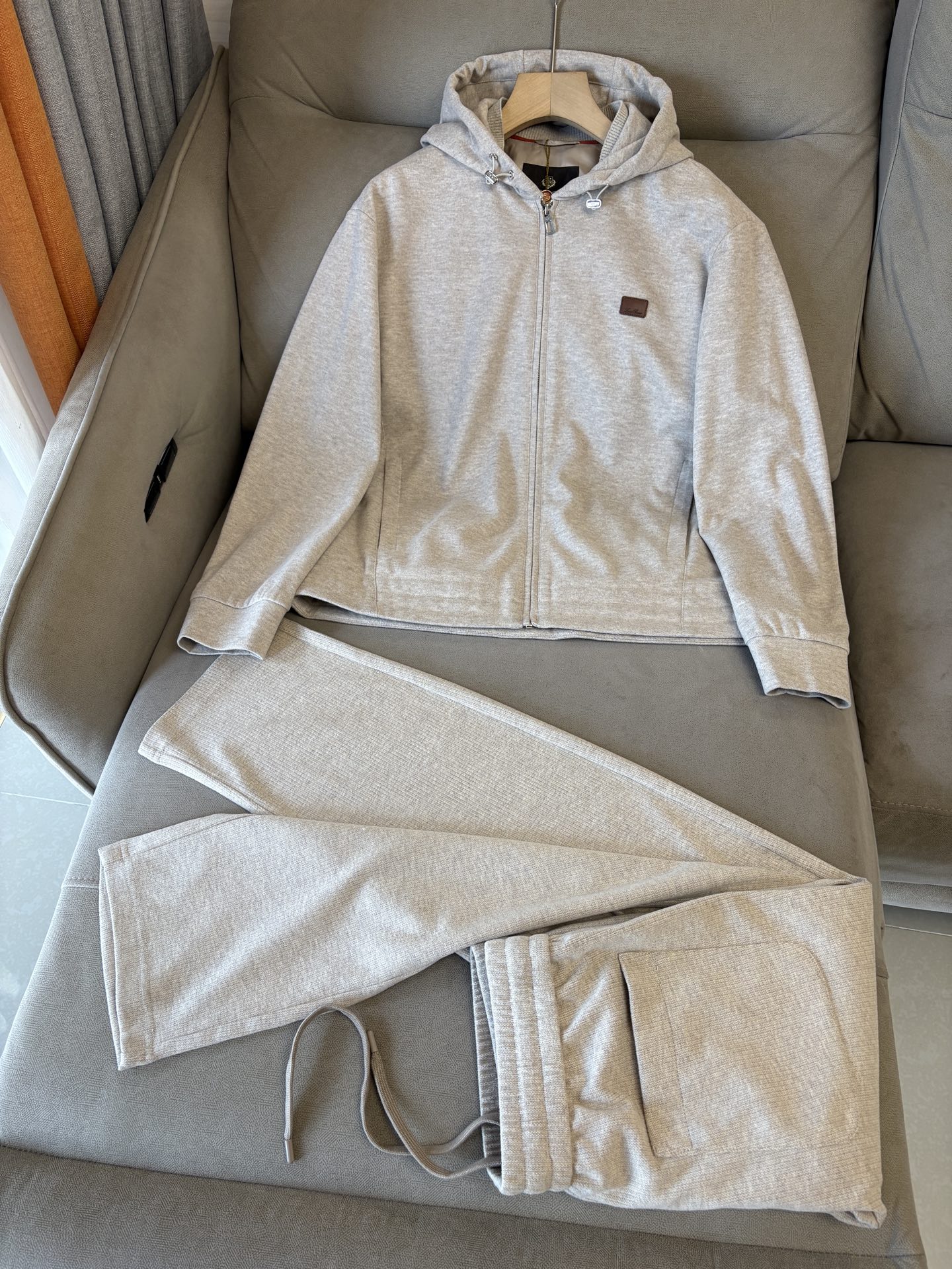 Loro Piana Male Hoodie Cotton Hooded L