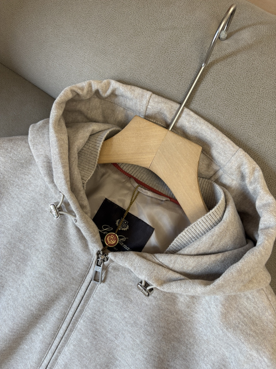 Loro Piana Male Hoodie Cotton Hooded L