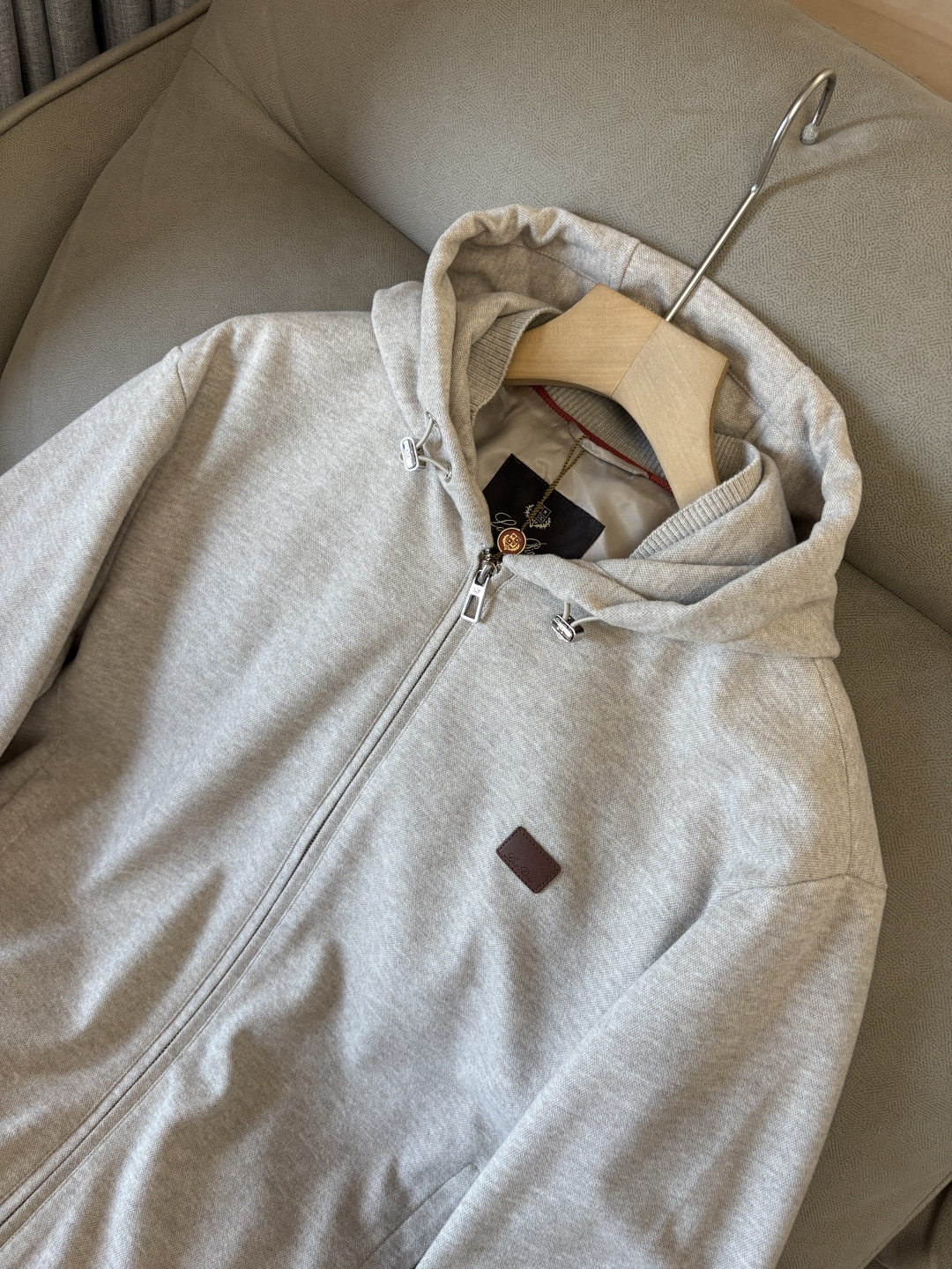 Loro Piana Male Hoodie Cotton Hooded L
