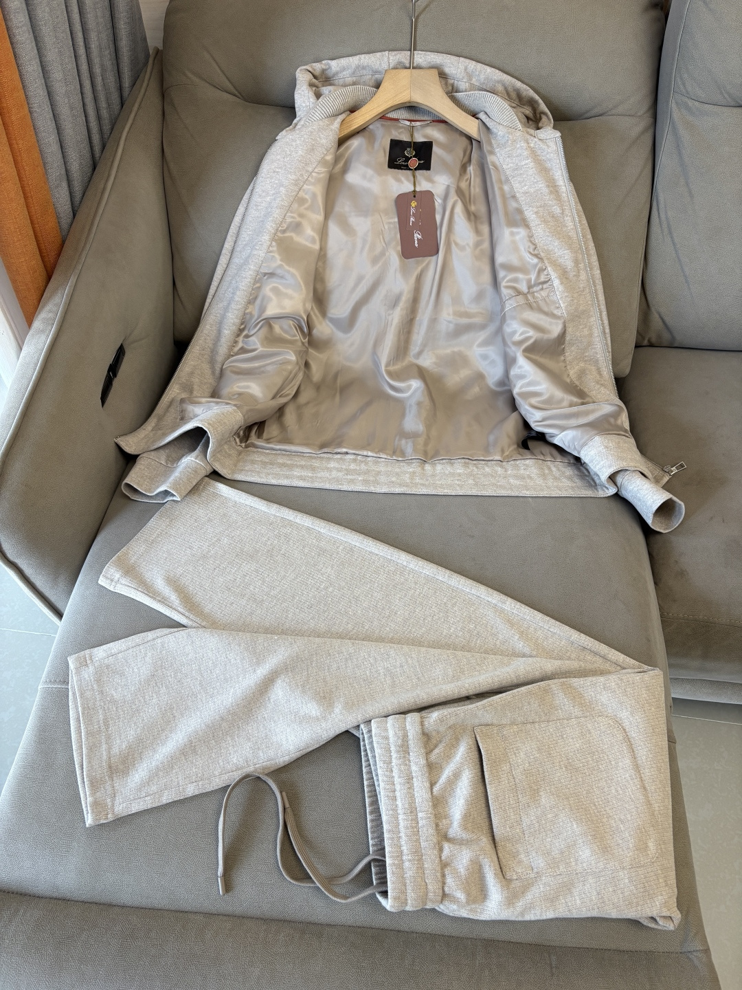 Loro Piana Male Hoodie Cotton Hooded L