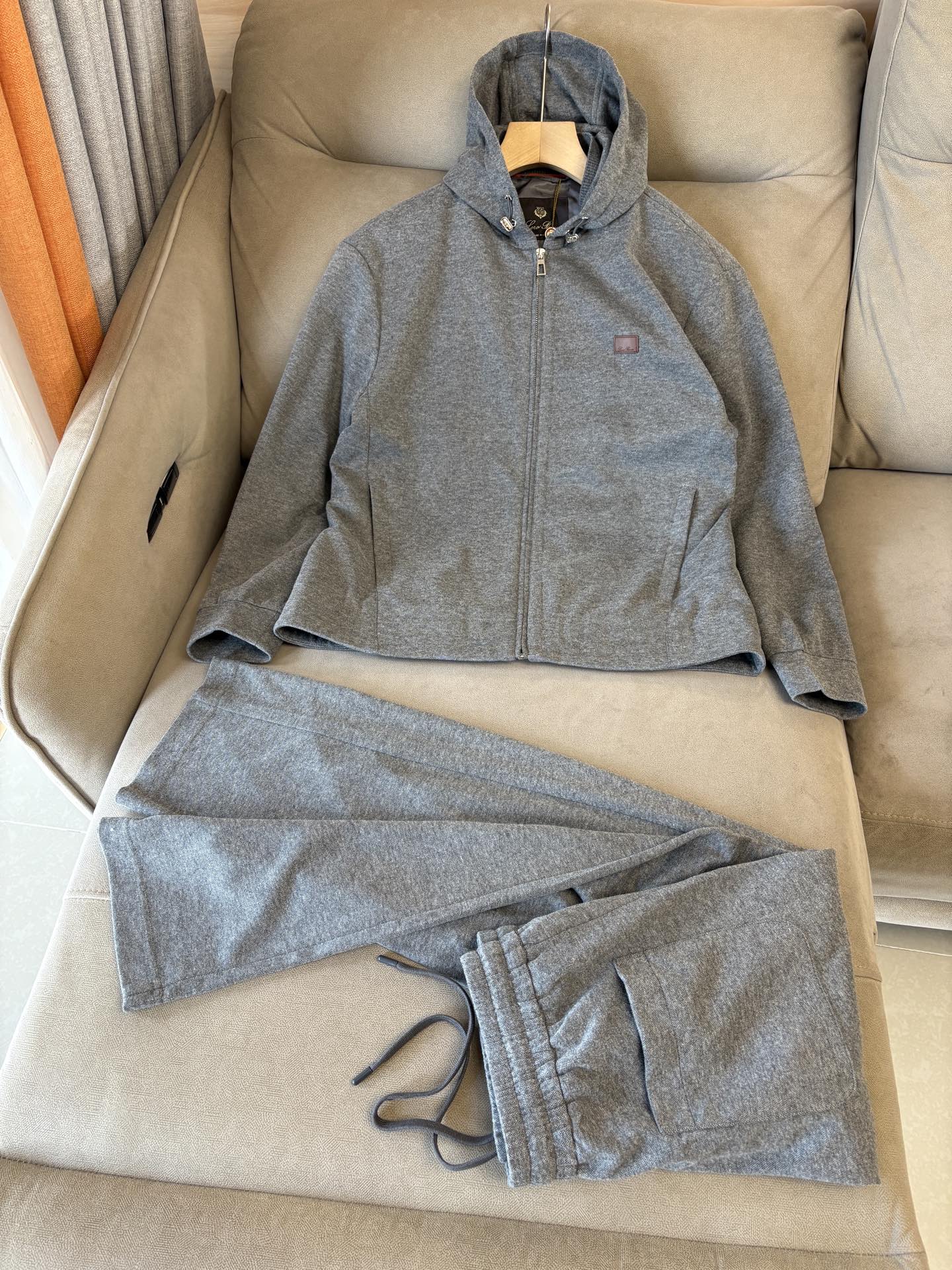 Loro Piana Male Hoodie Cotton Hooded L