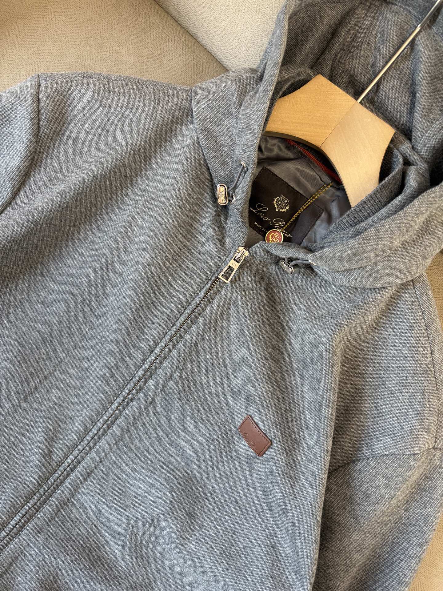 Loro Piana Male Hoodie Cotton Hooded L