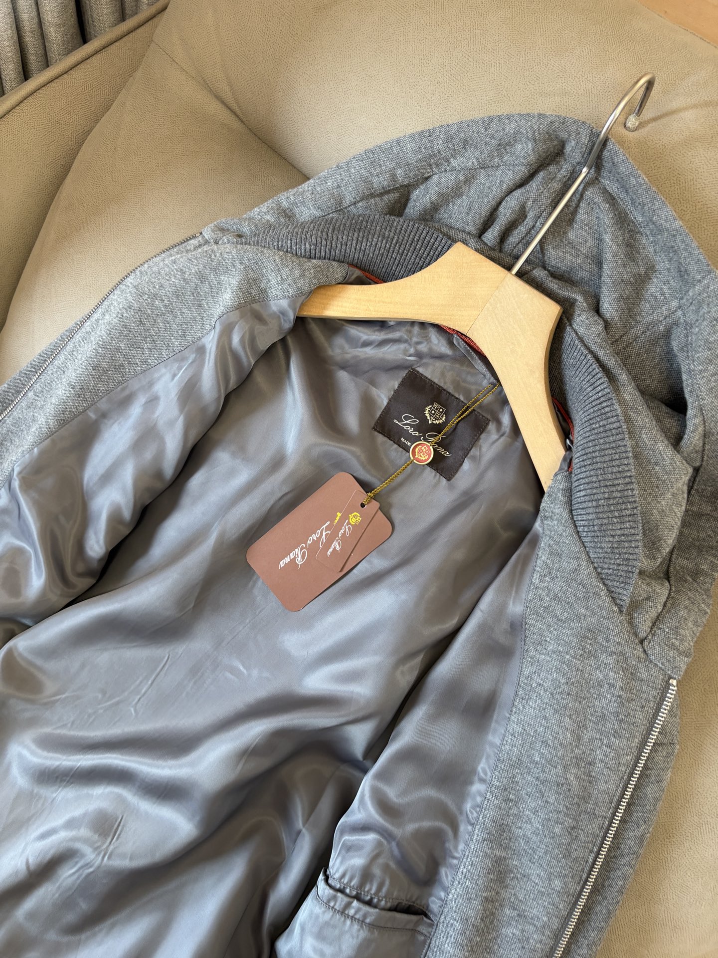 Loro Piana Male Hoodie Cotton Hooded L