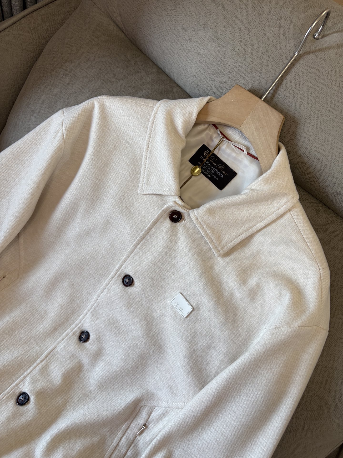 Loro Piana Male Hoodie Cotton Hooded L