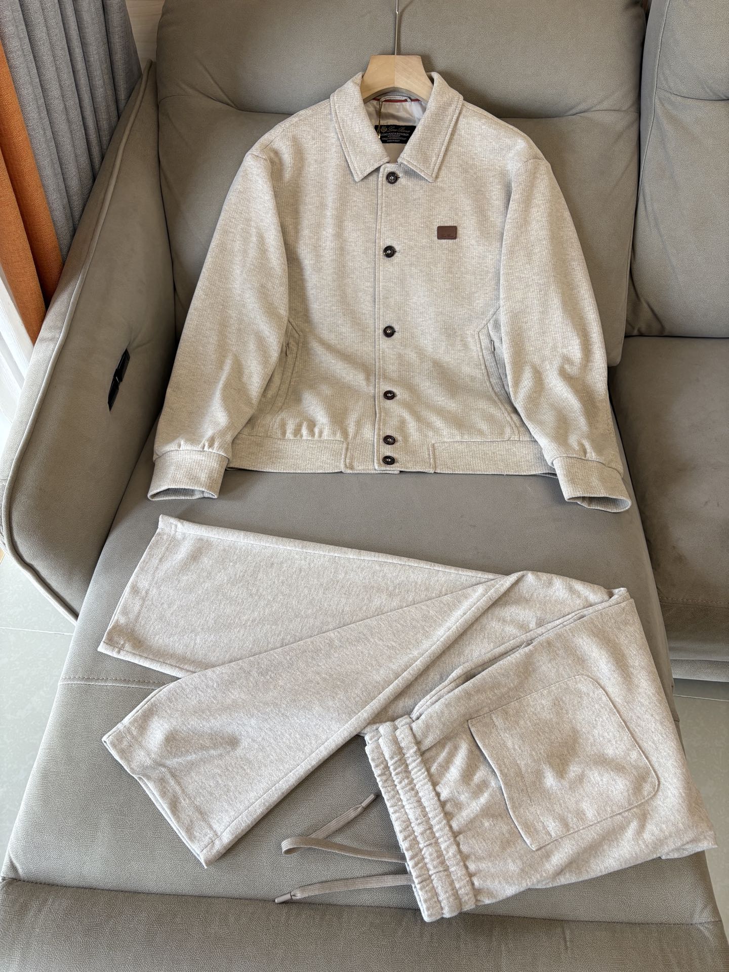 Loro Piana Male Hoodie Cotton Hooded L