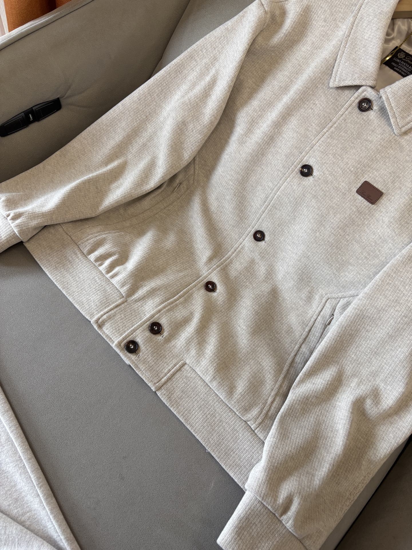 Loro Piana Male Hoodie Cotton Hooded L