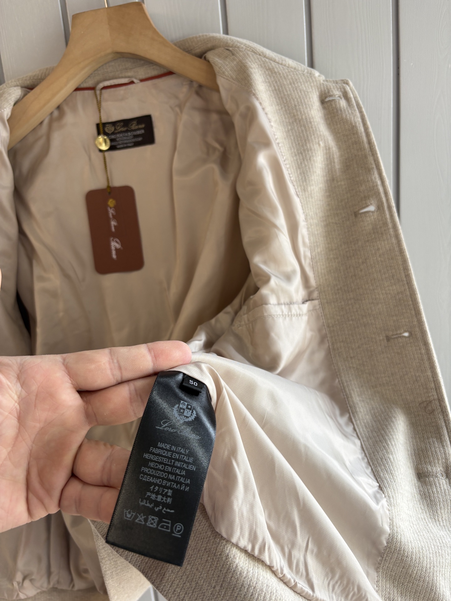 Loro Piana Male Hoodie Cotton Hooded L