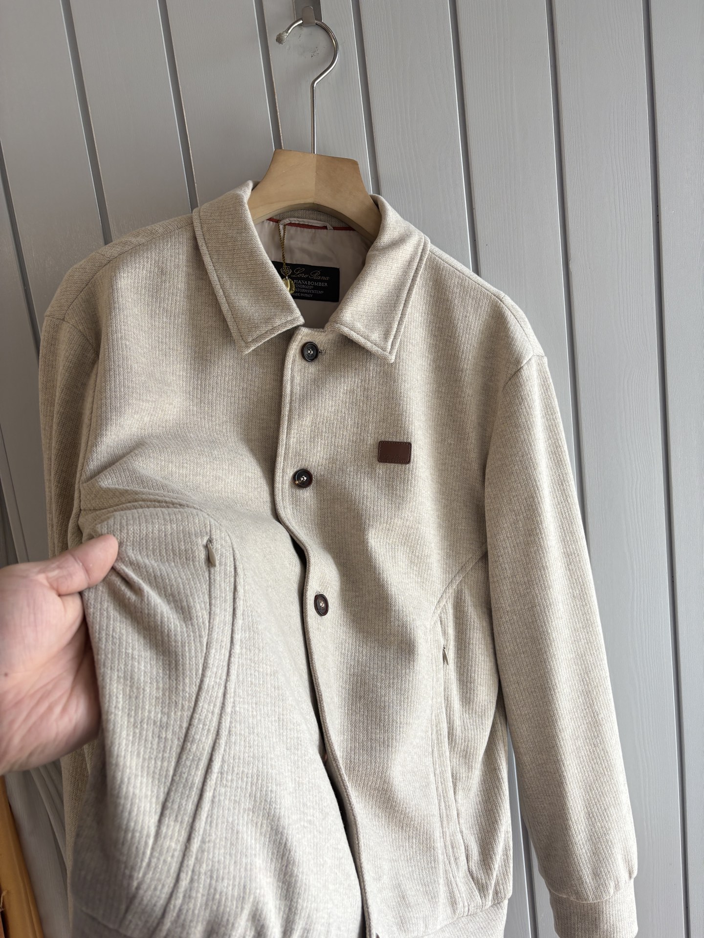 Loro Piana Male Hoodie Cotton Hooded L