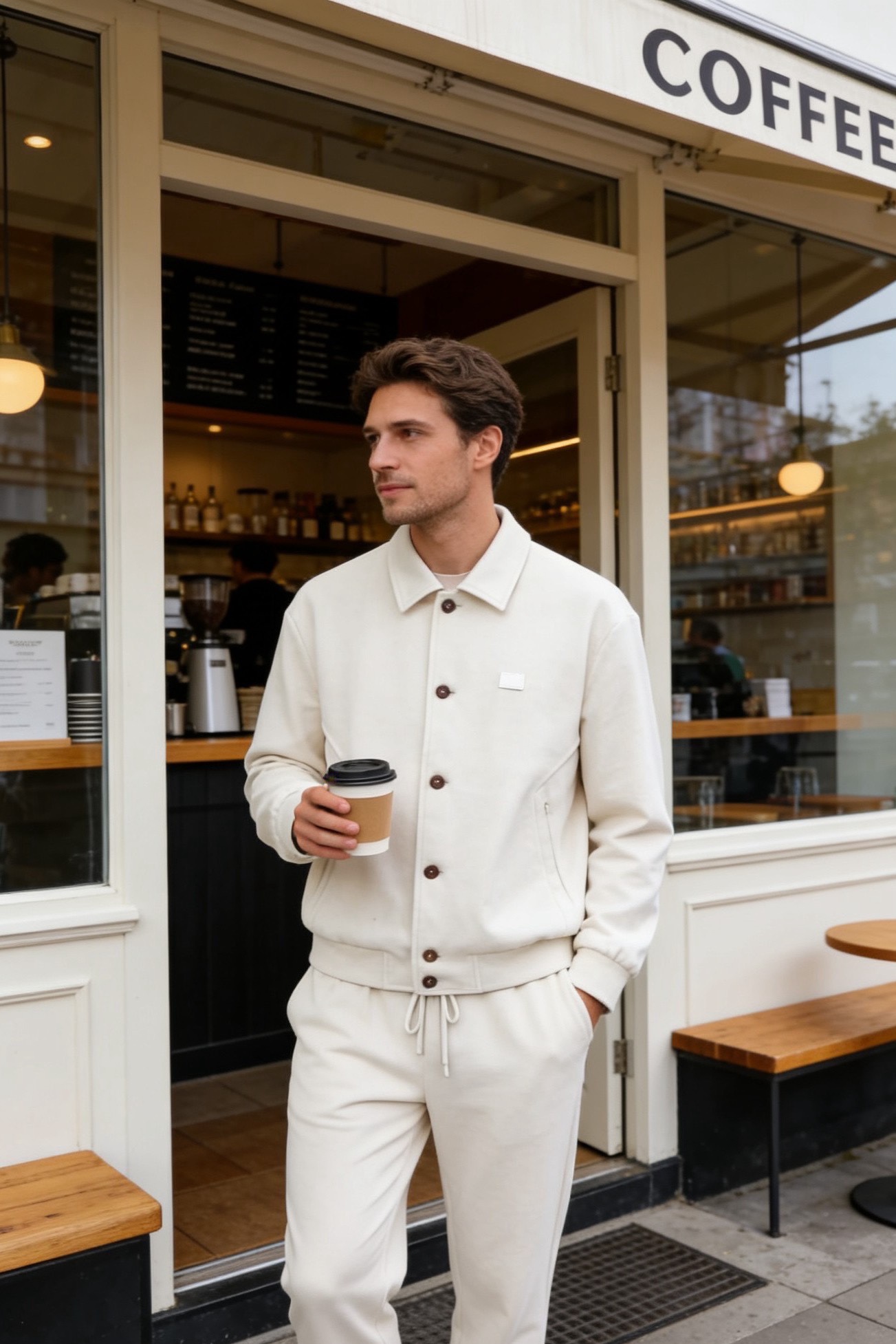 Loro Piana Male Basic Clothing Cotton Loose Fit L