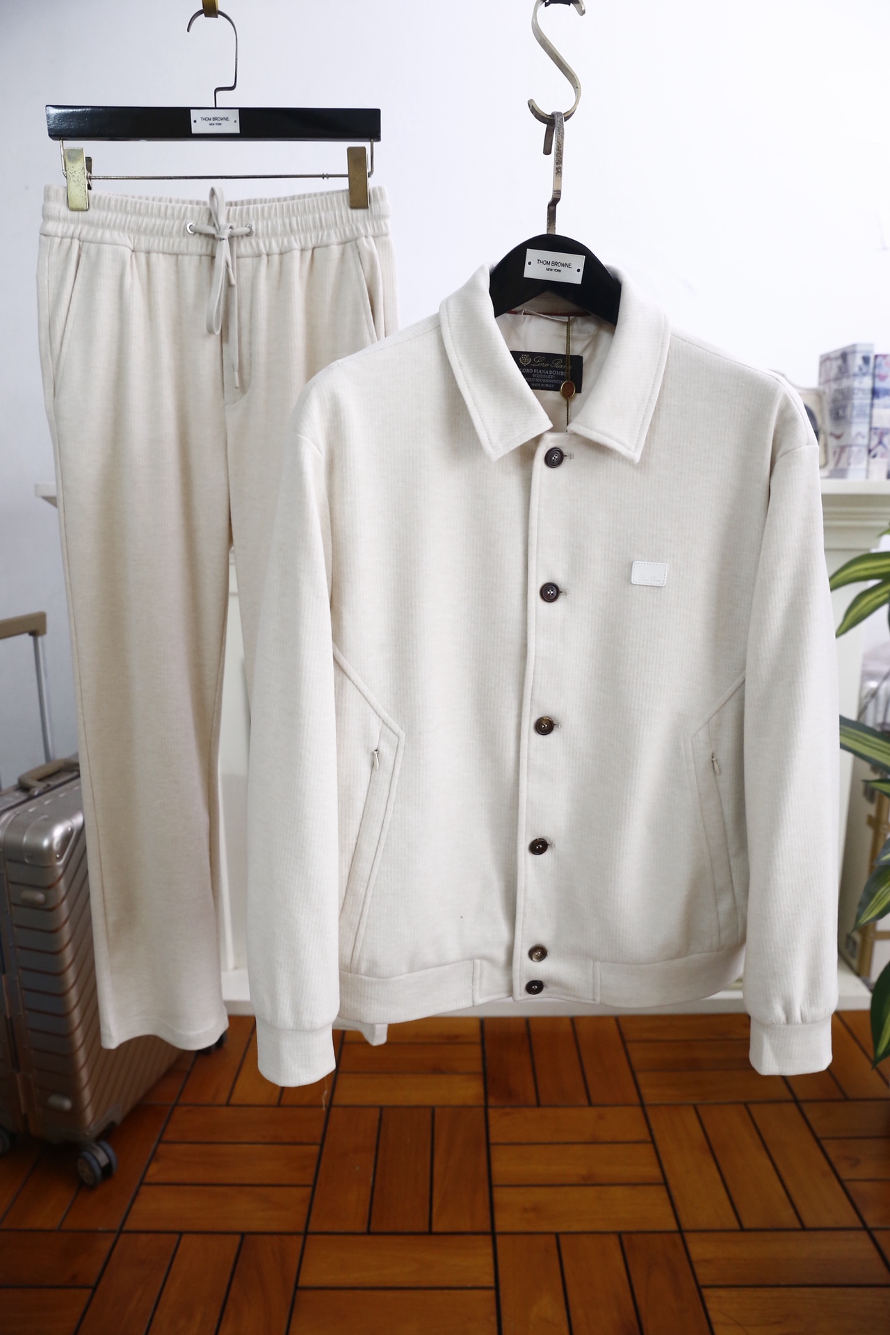 Loro Piana Male Basic Clothing Cotton Loose Fit L