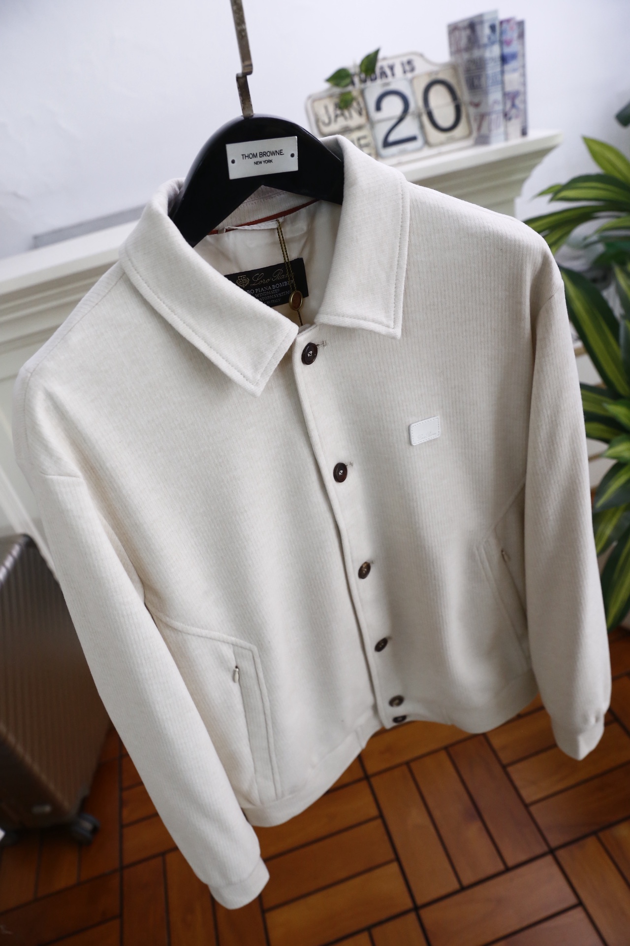Loro Piana Male Basic Clothing Cotton Loose Fit L