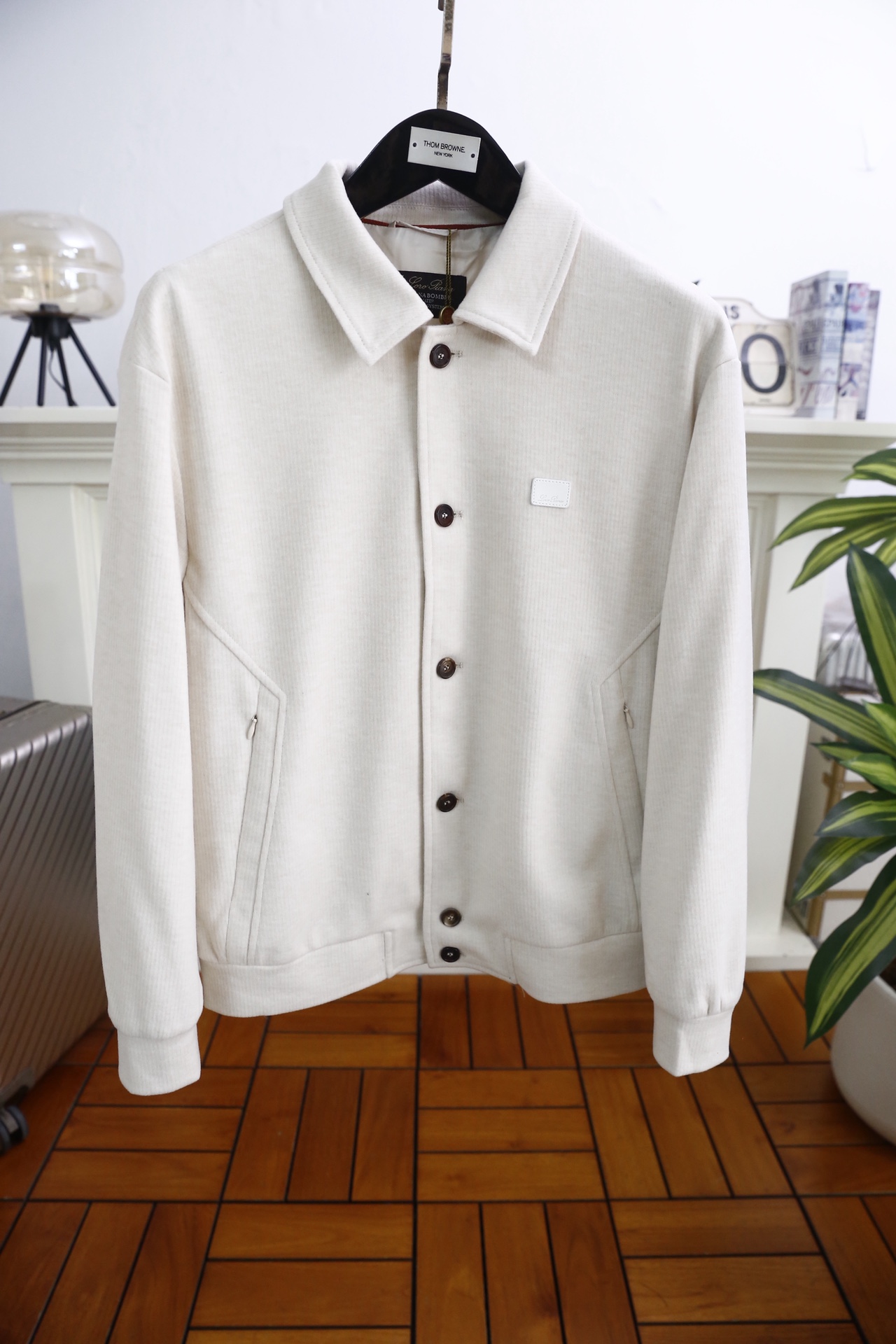 Loro Piana Male Basic Clothing Cotton Loose Fit L