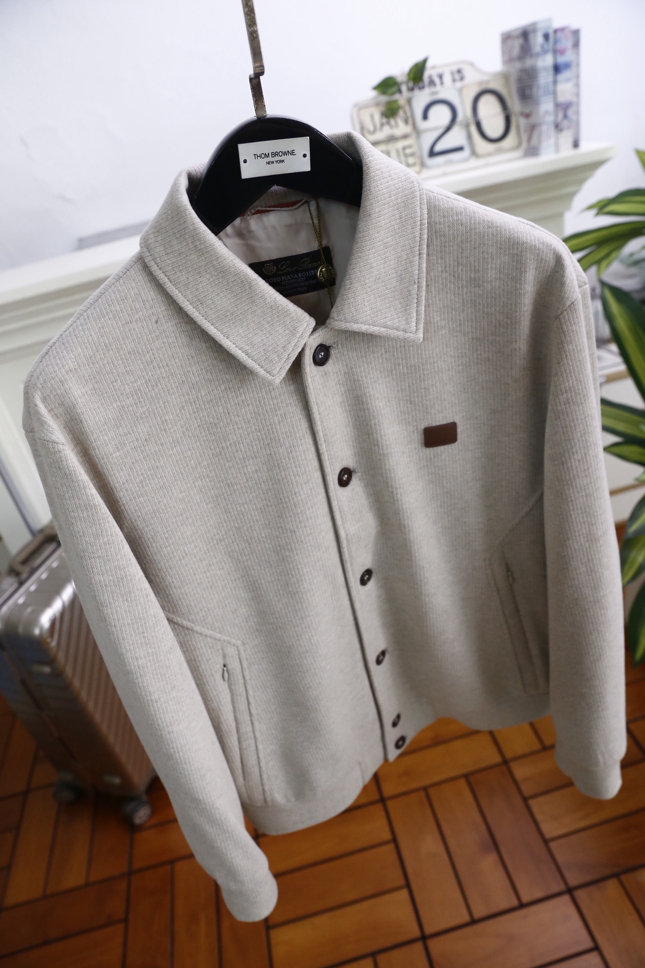 Loro Piana Male Basic Clothing Cotton Loose Fit L