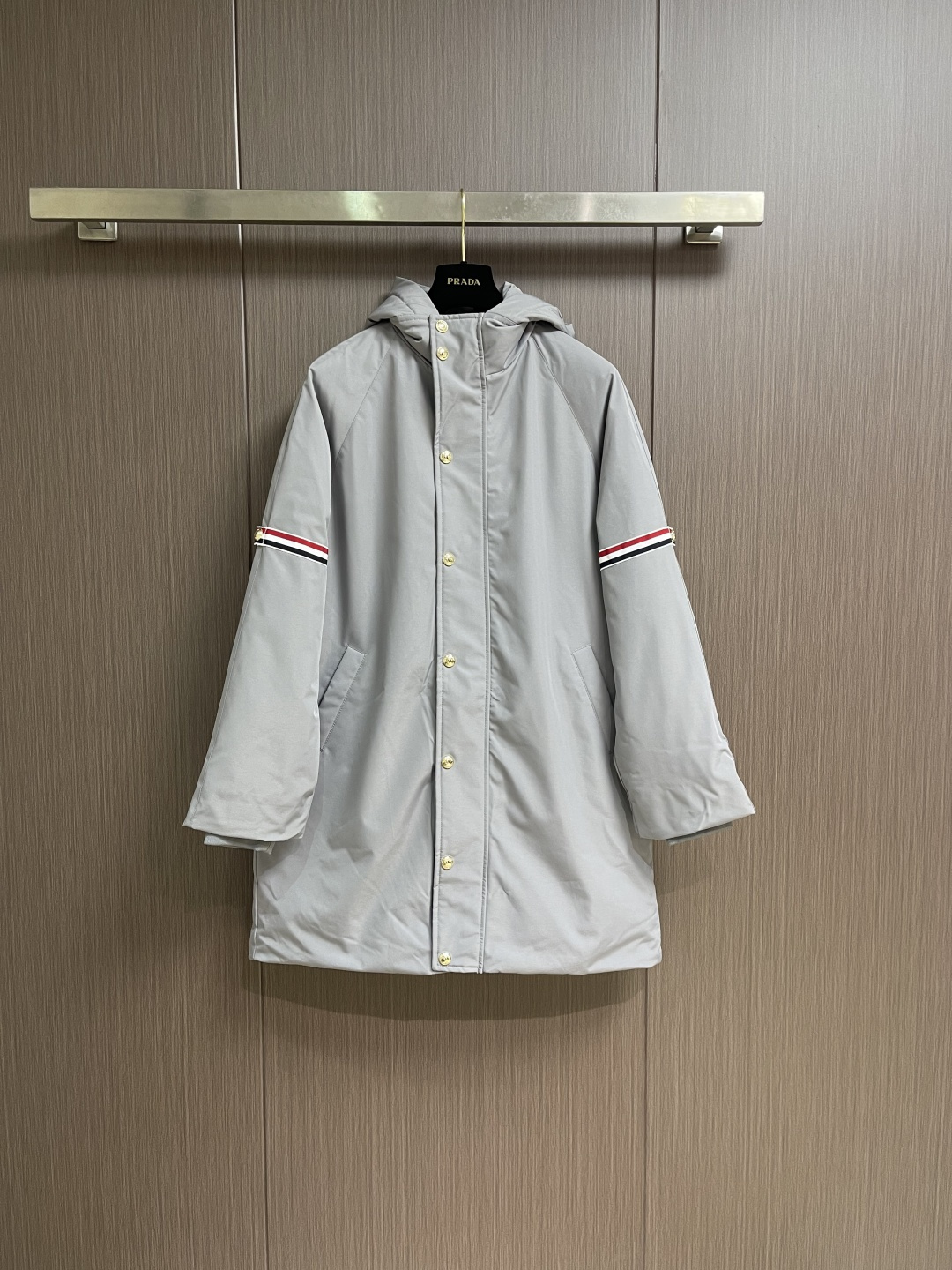 Thom Browne Down Jacket Goose Down Hooded S-m