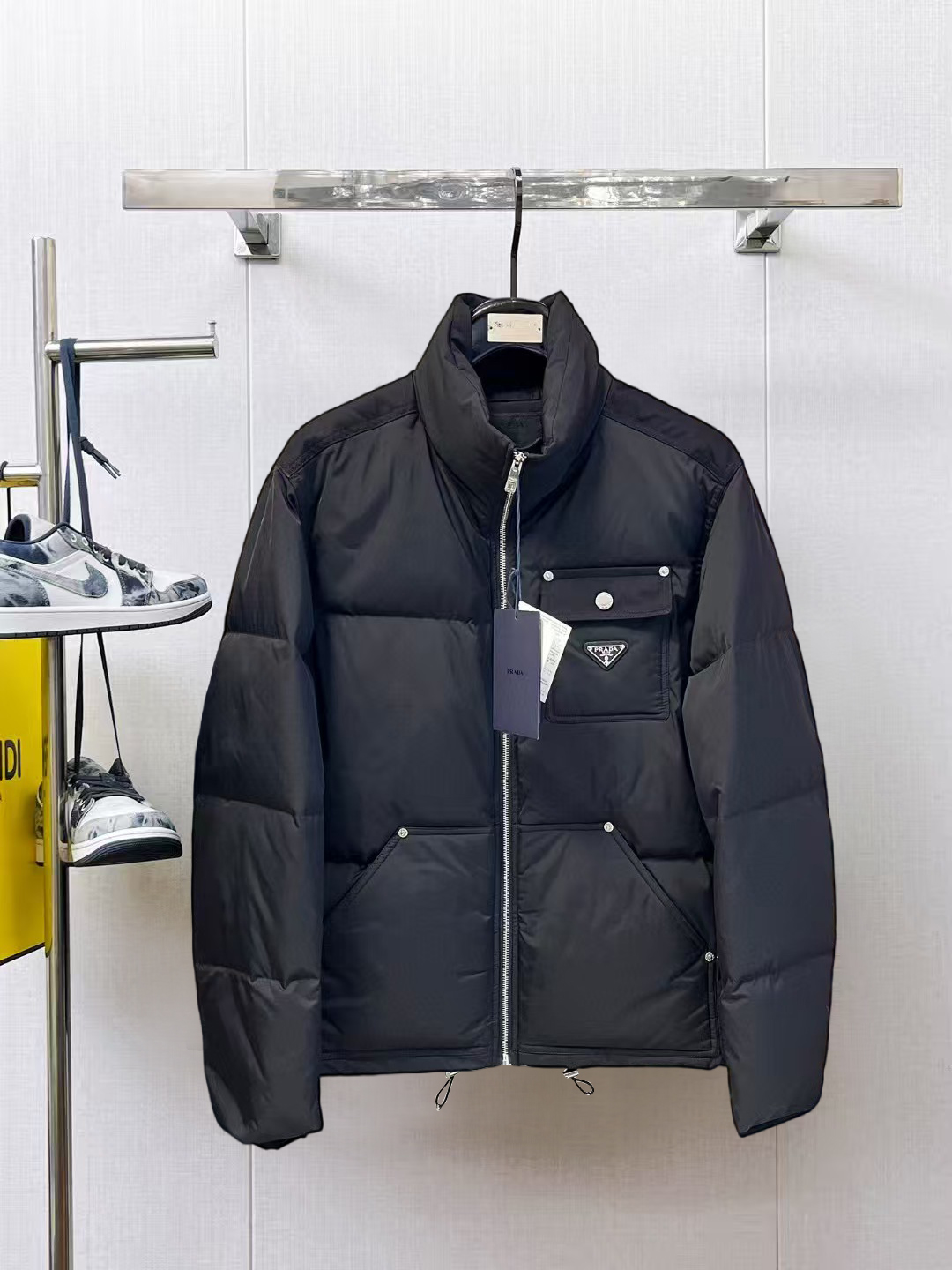 Prada Couple Down Jacket Goose Down M-l-xl