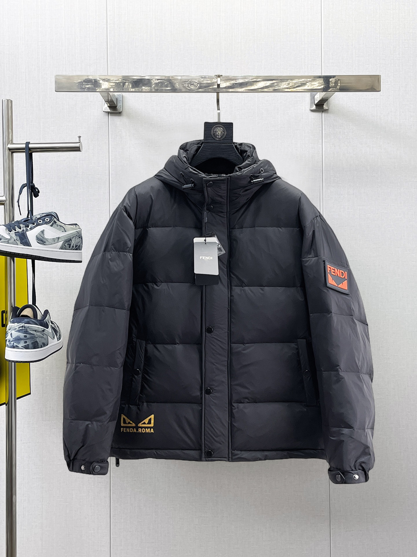 Fendi Couple Down Jacket Goose Down M-l-xl