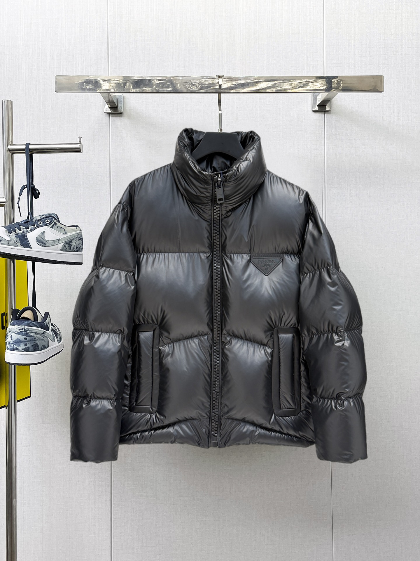 Prada Couple Down Jacket Goose Down M-l-xl