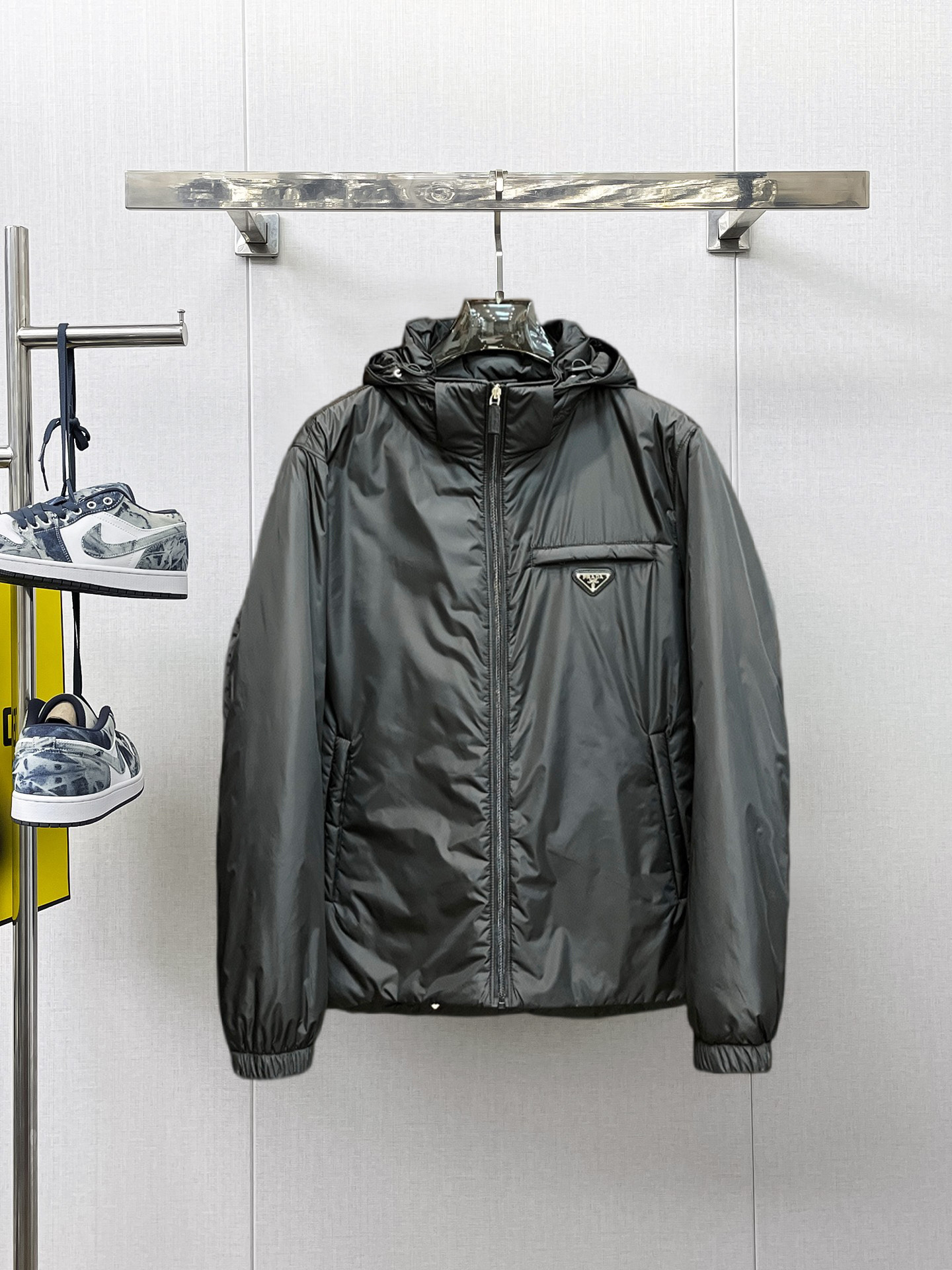 Prada Couple Down Jacket Goose Down M-l-xl