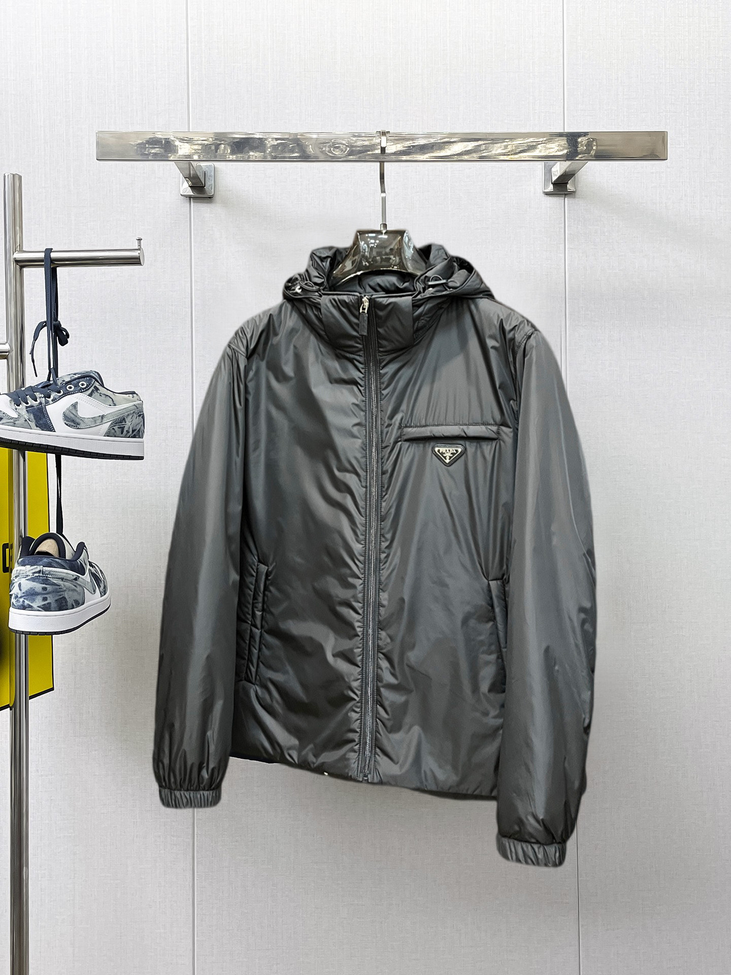 Prada Couple Down Jacket Goose Down M-l-xl