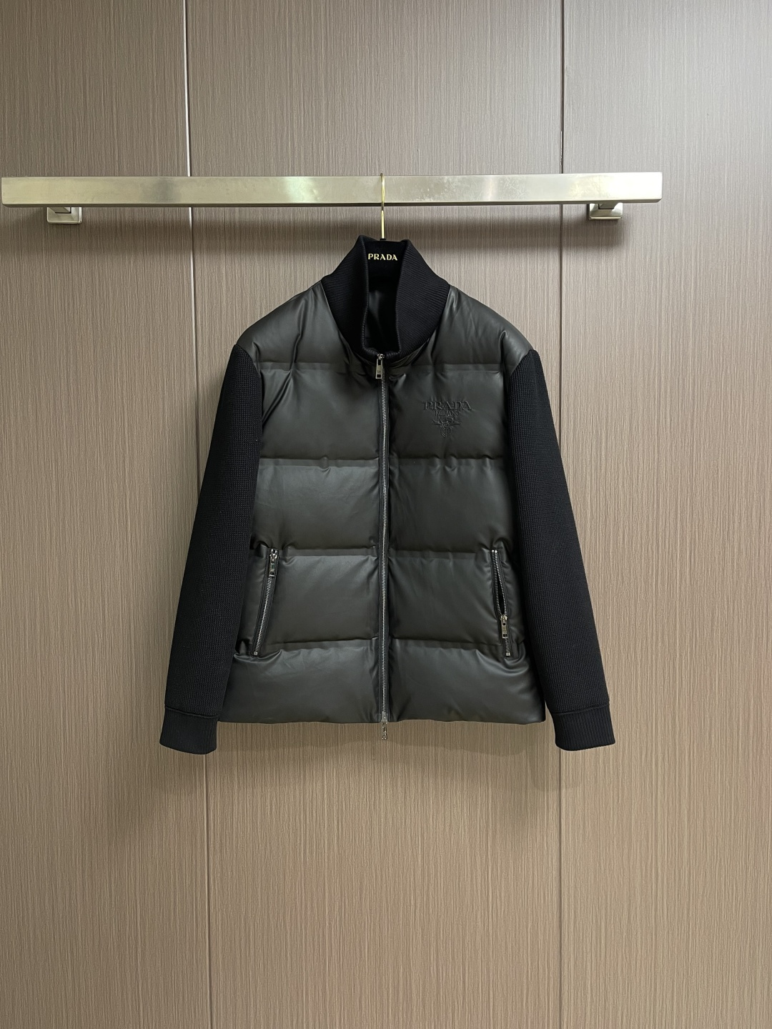 Prada Down Jacket Knitted