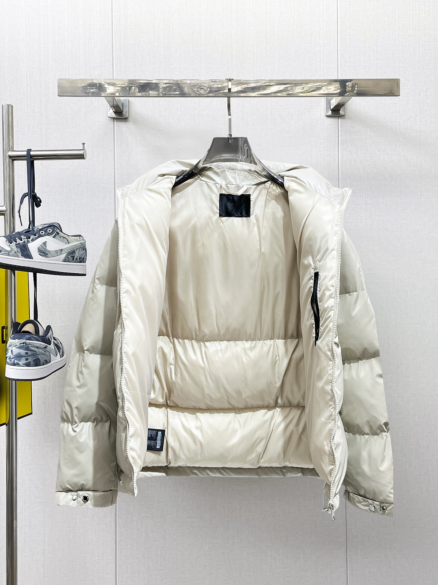 Prada Couple Down Jacket Goose Down M-l-xl