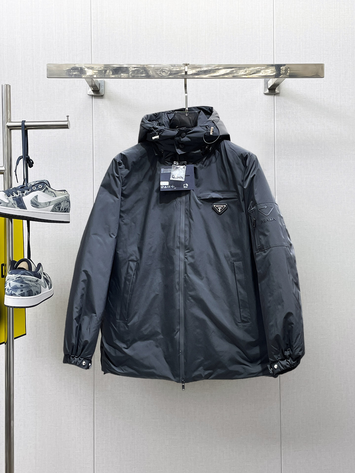 Prada Couple Down Jacket Goose Down M-l-xl