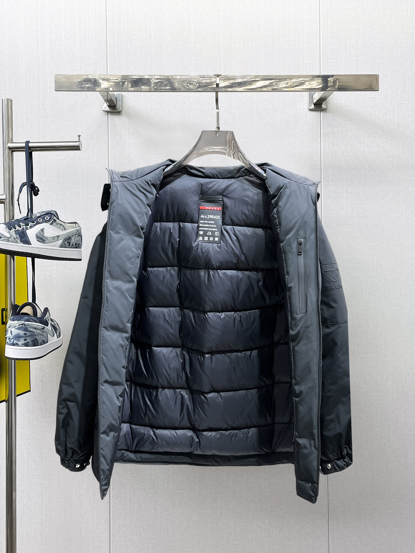 Prada Couple Down Jacket Goose Down M-l-xl