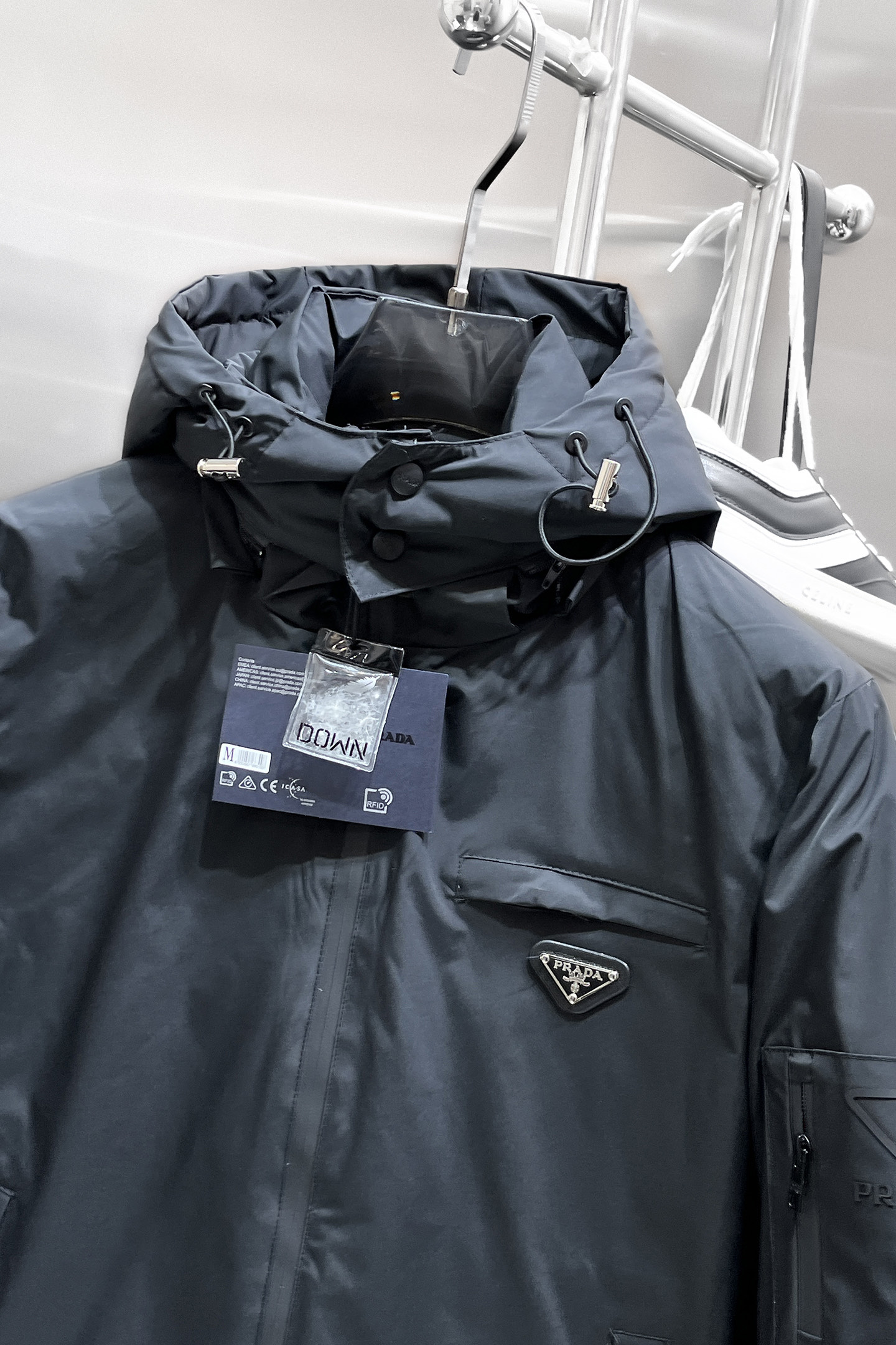 Prada Couple Down Jacket Goose Down M-l-xl