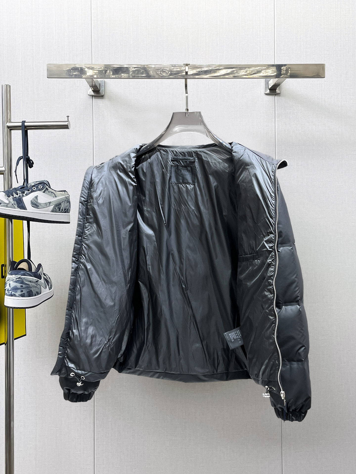 Prada Couple Down Jacket Goose Down M-l-xl