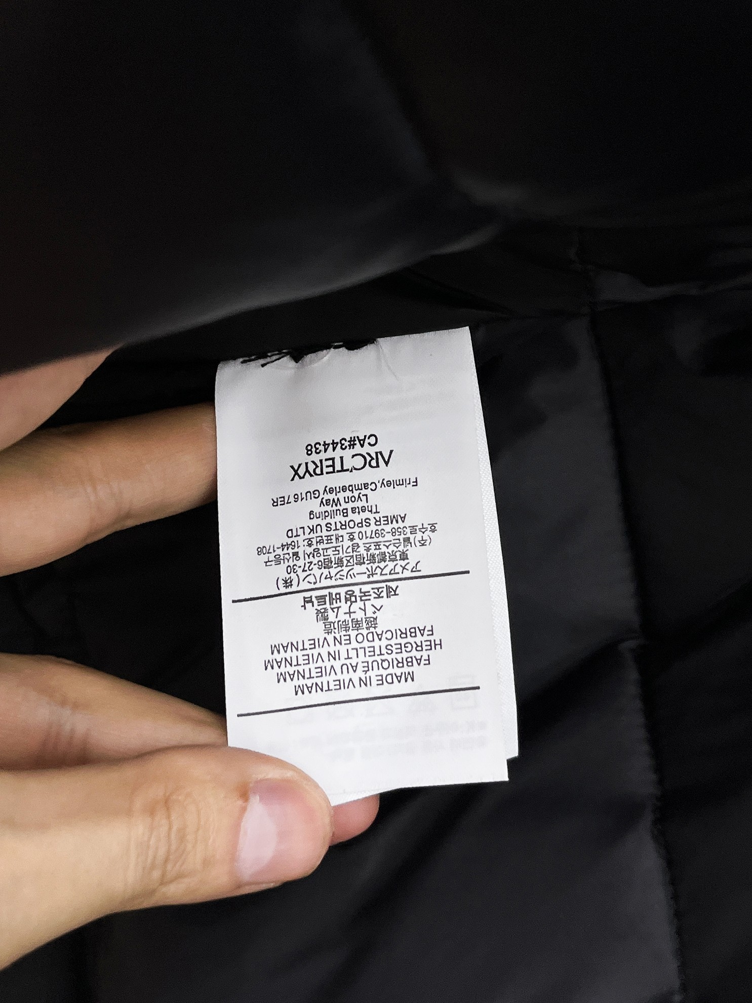 Arcteryx Couple Down Jacket Goose Down M-l-xl