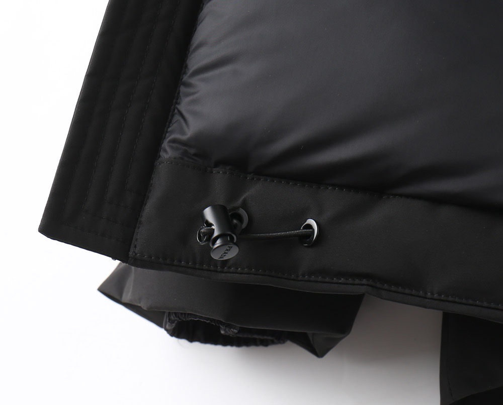 Prada Down Jacket White Duck Down Black S-l