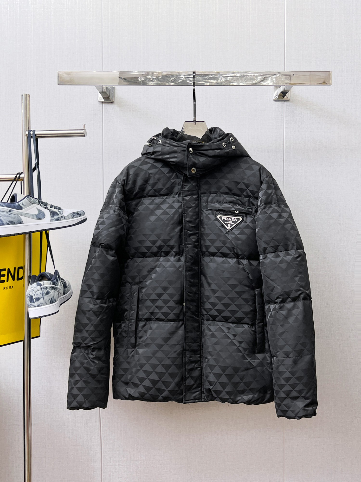 Prada Couple Down Jacket Goose Down M-l-xl