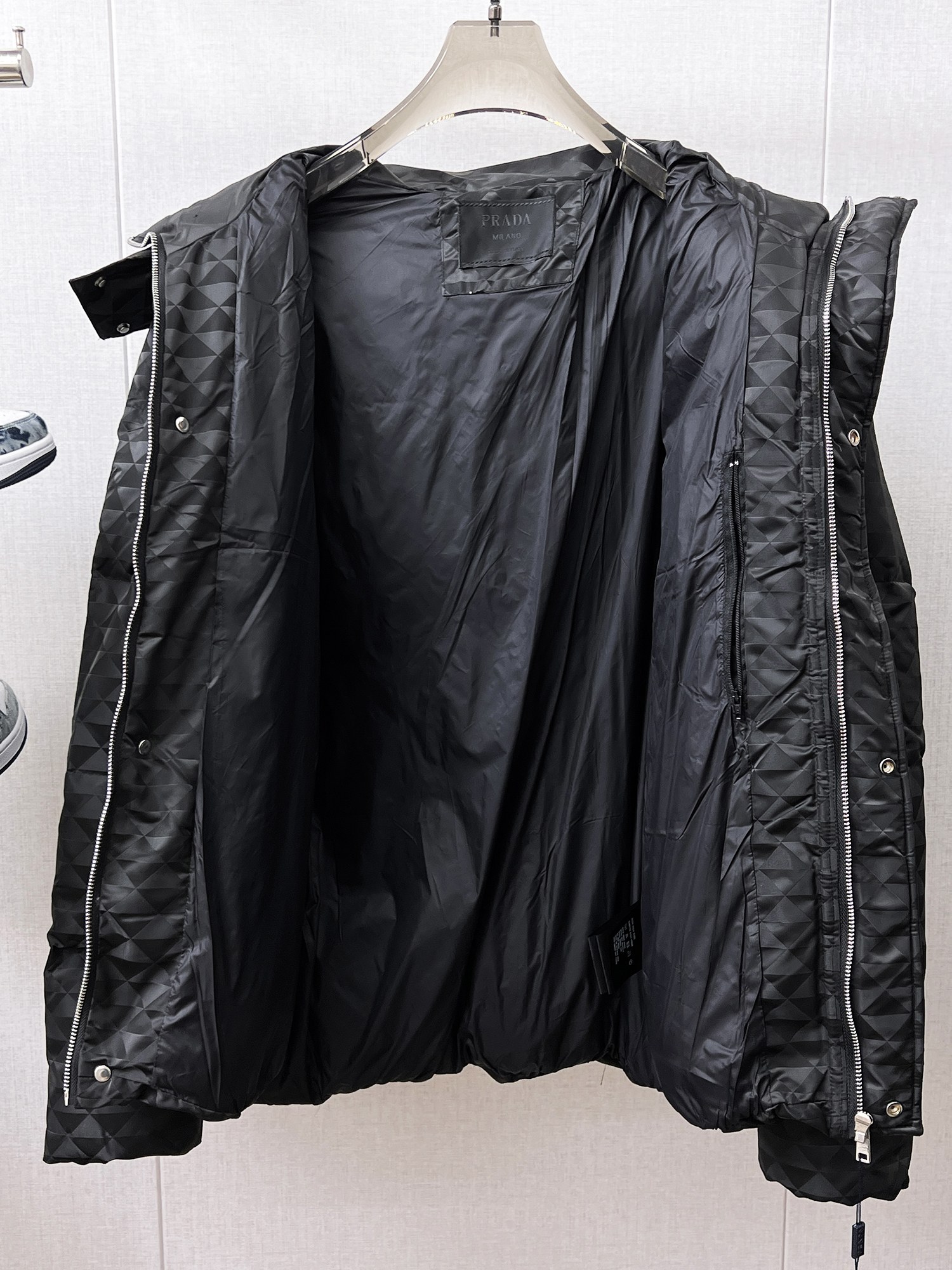 Prada Couple Down Jacket Goose Down M-l-xl