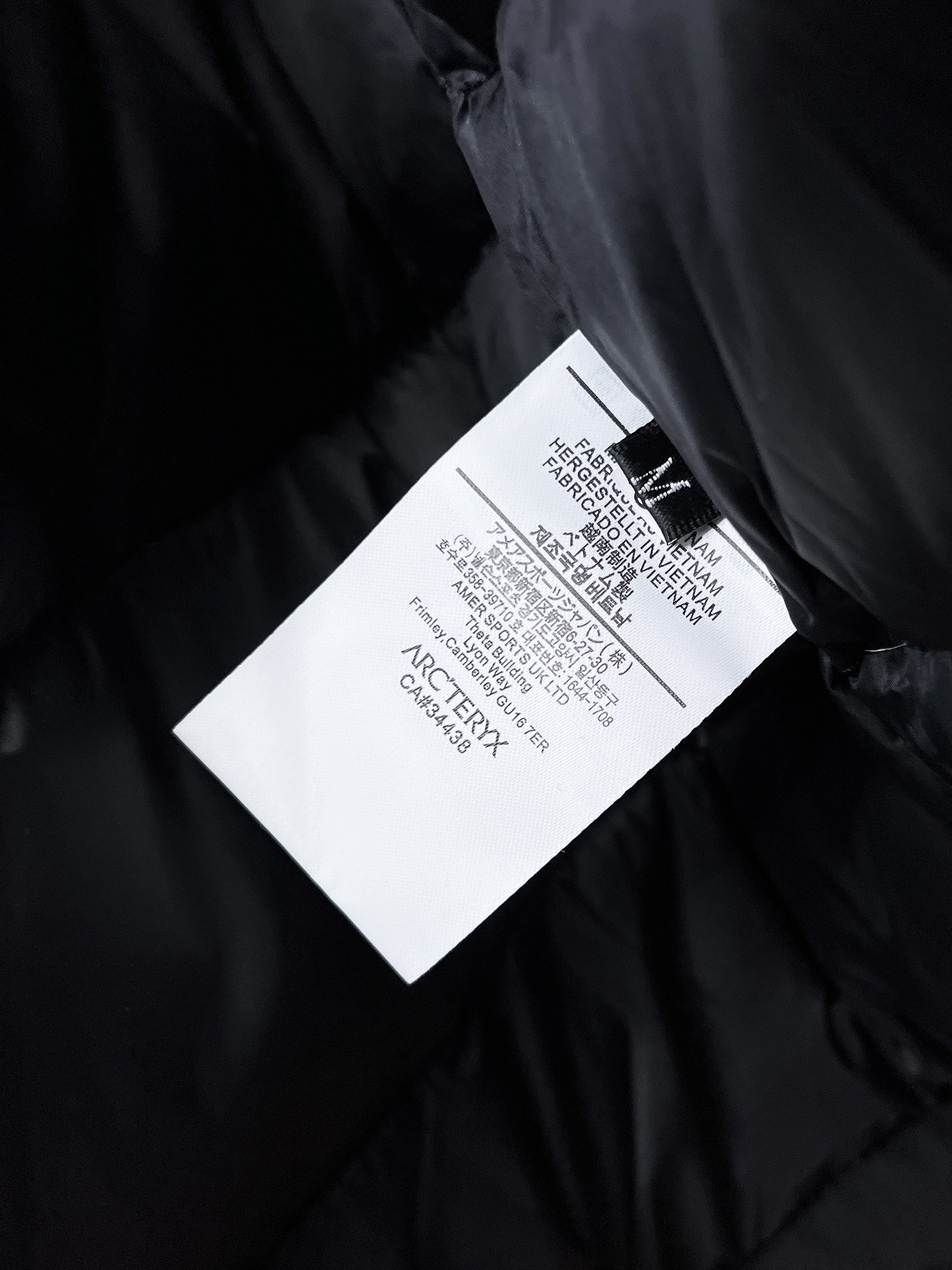 Arcteryx Couple Down Jacket Goose Down M-l-xl