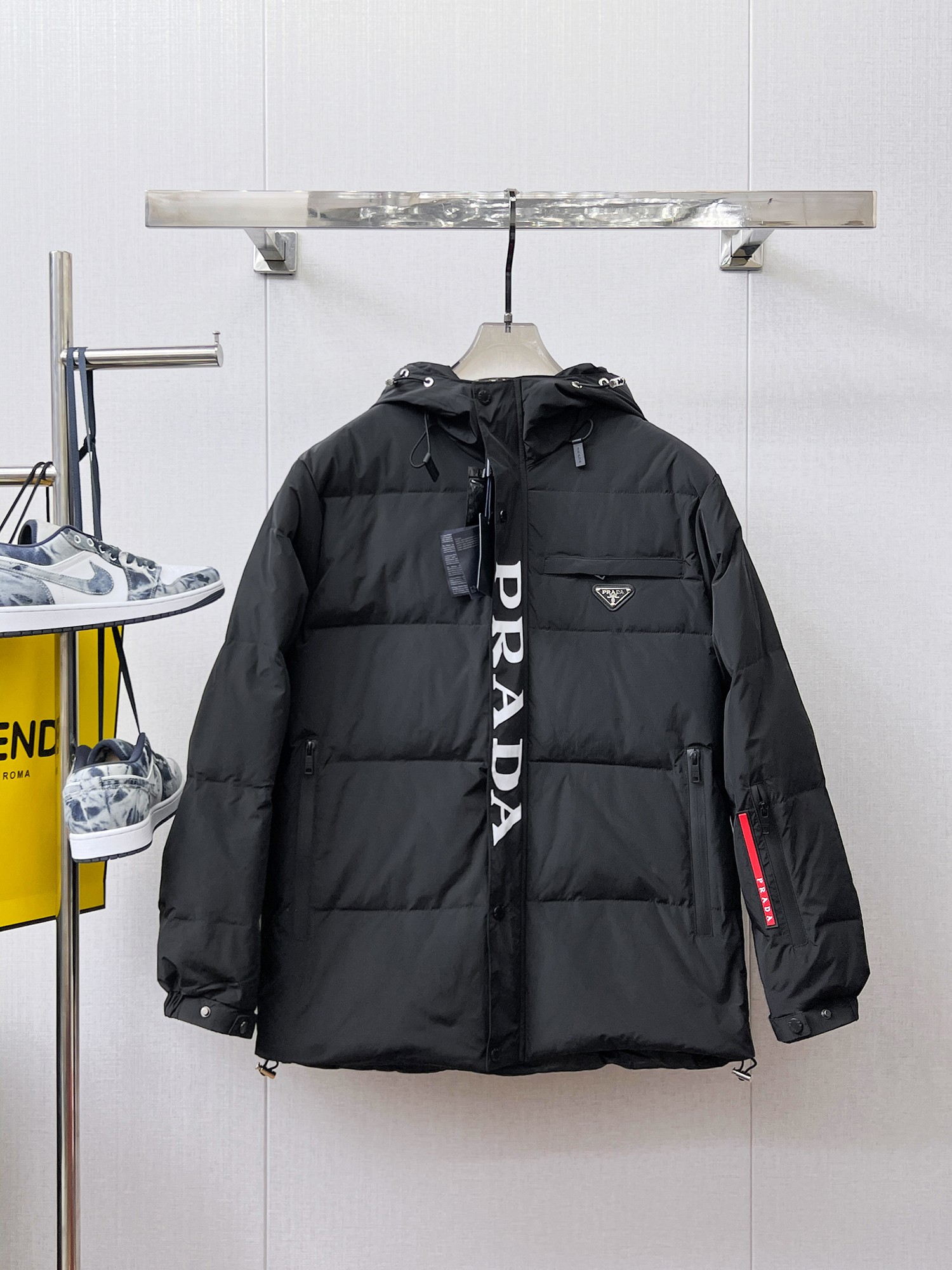 Prada Couple Down Jacket Goose Down M-l-xl