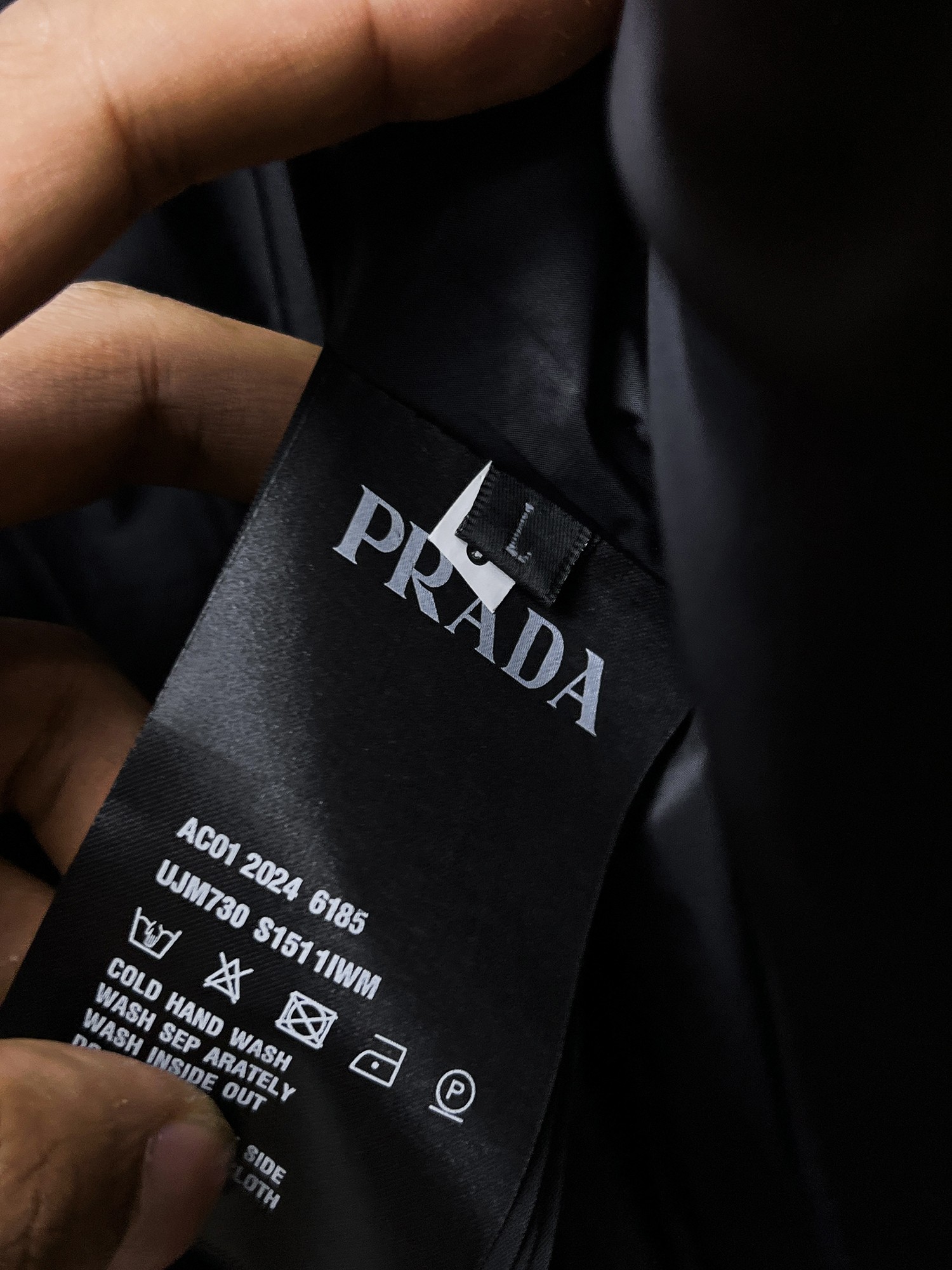 Prada Couple Down Jacket Goose Down M-l-xl