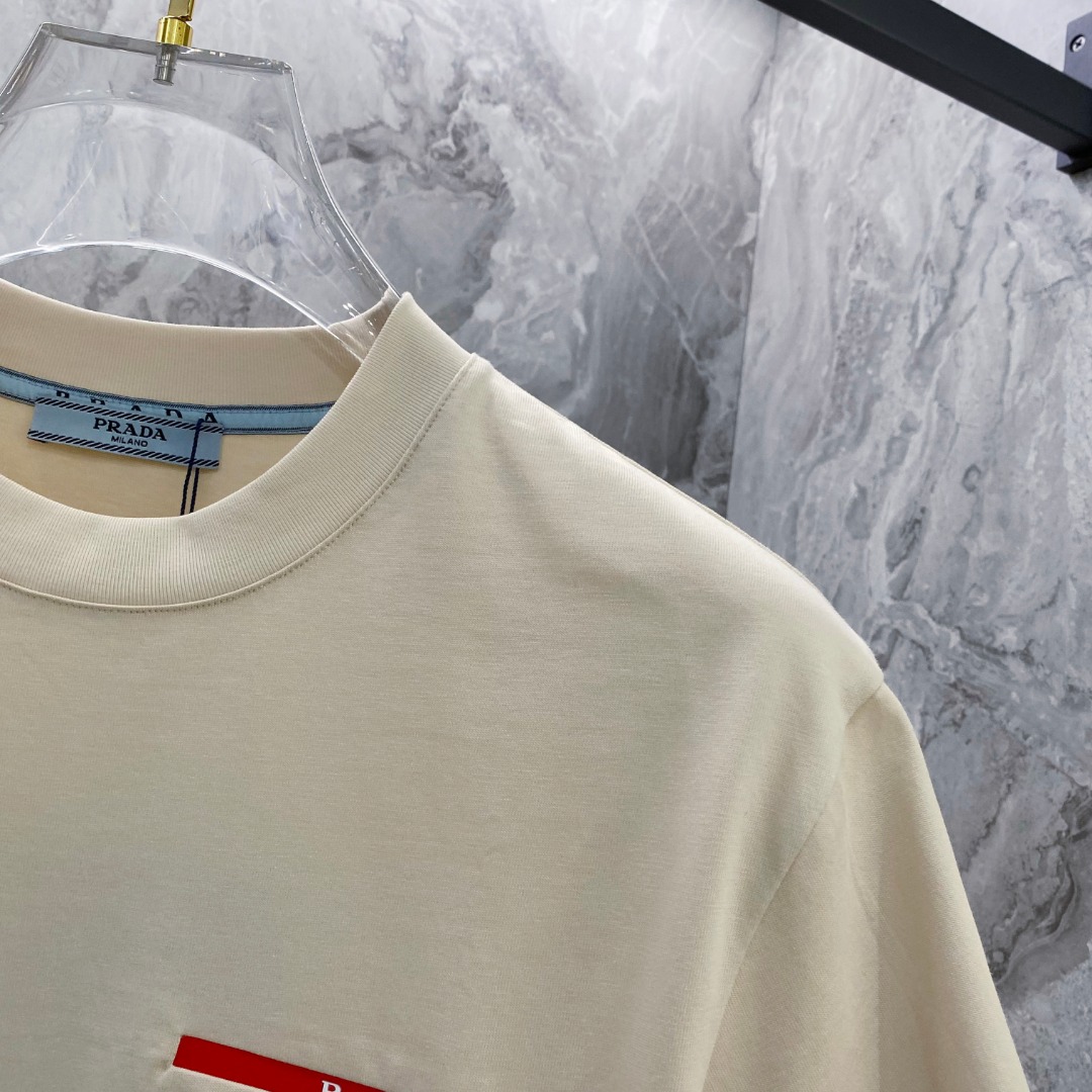 Prada Couple Basic Clothing Cotton S-m-l-xl