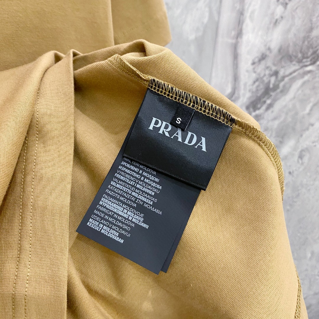 Prada Couple Basic Clothing Cotton S-m-l-xl