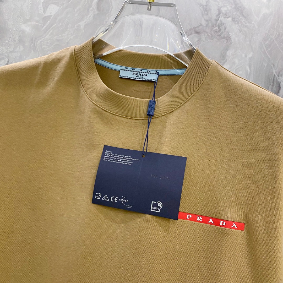 Prada Couple Basic Clothing Cotton S-m-l-xl