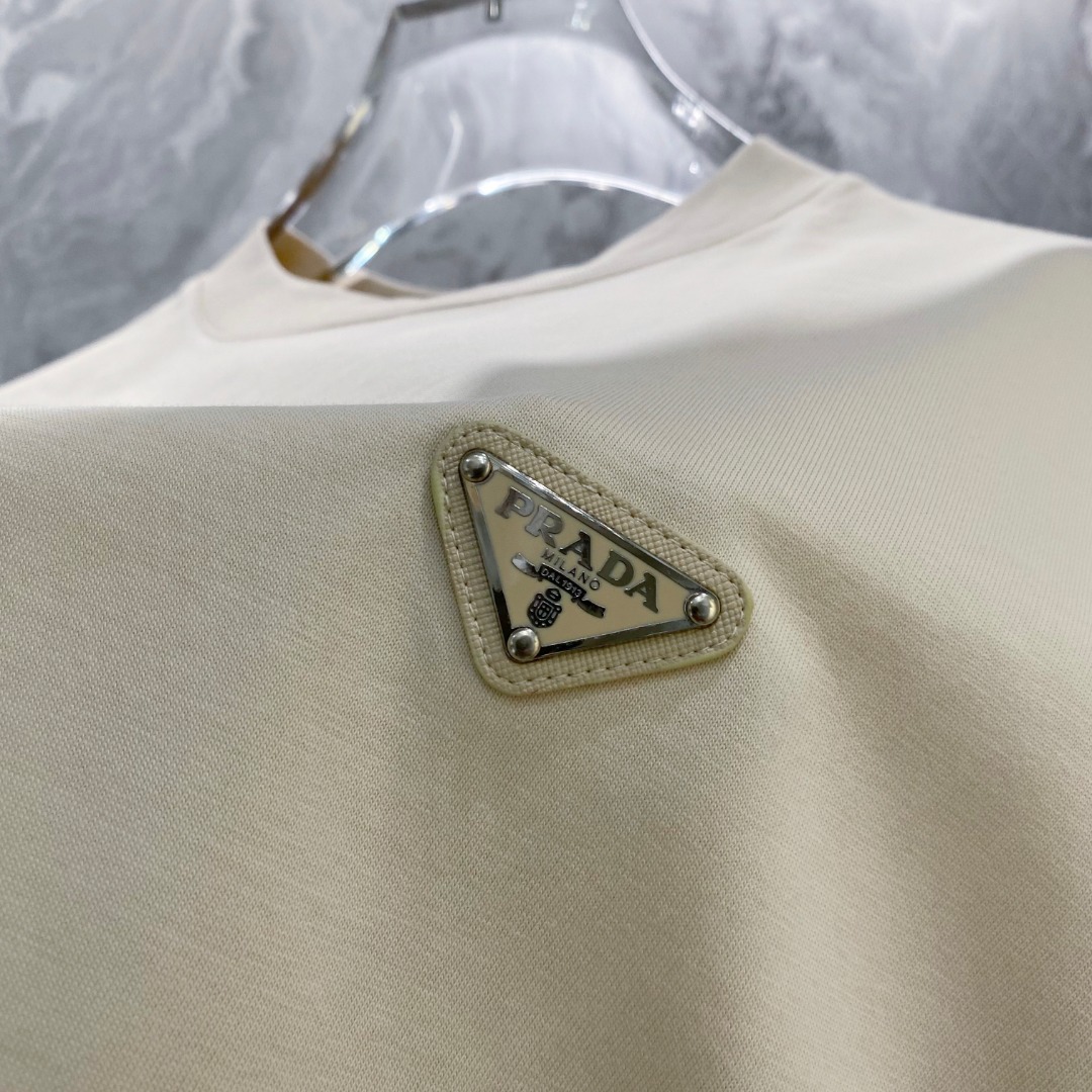 Prada Couple Basic Clothing Cotton S-m-l-xl