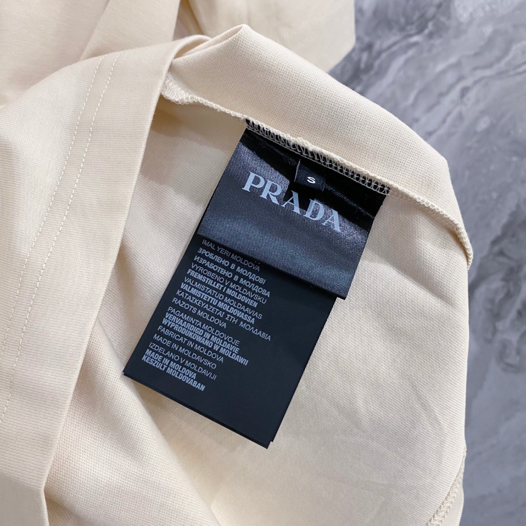 Prada Couple Basic Clothing Cotton S-m-l-xl
